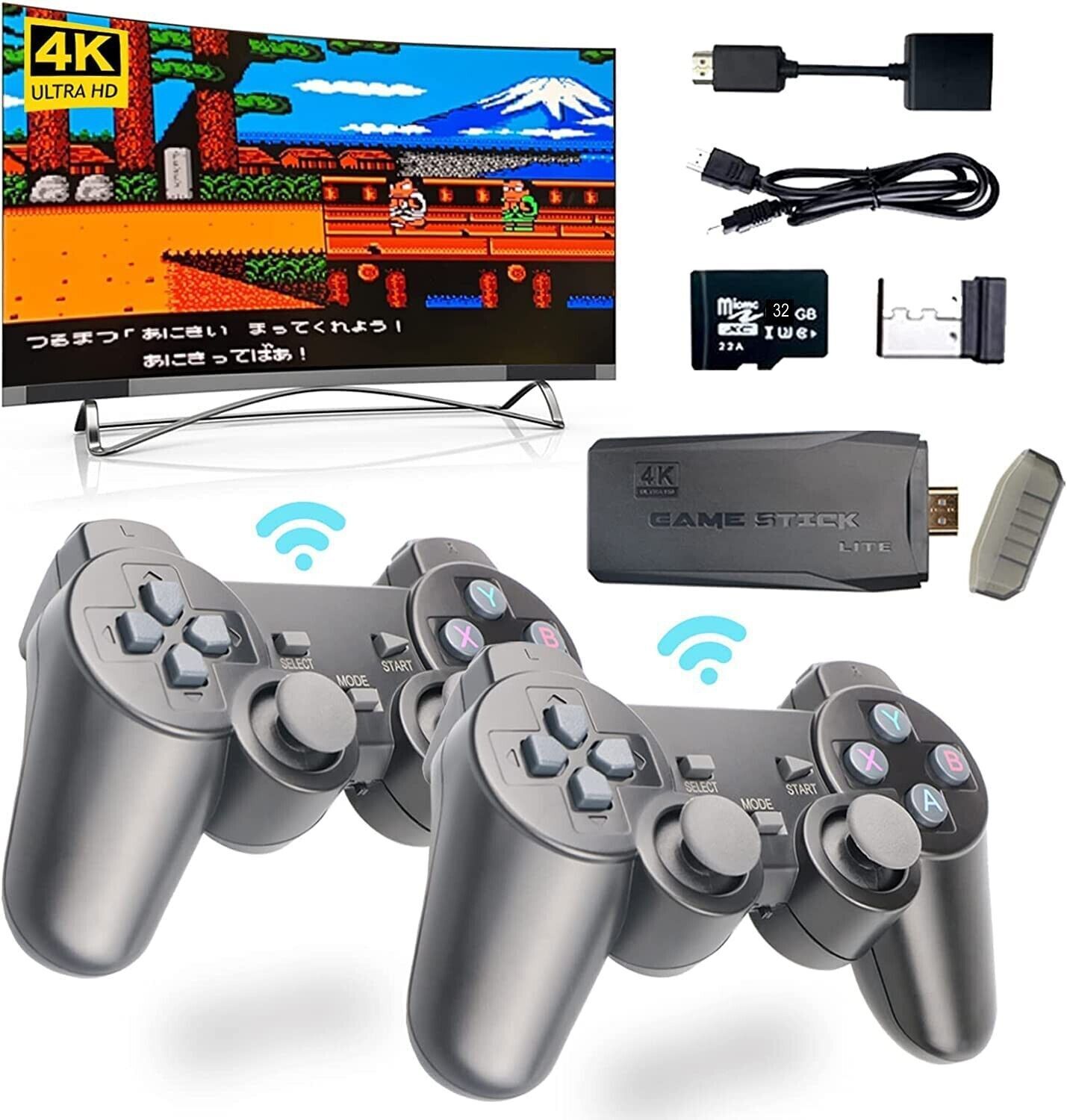 M8 Super Game Emulator U-Box Built-in 10000+ Classic Video Games w/ 2 Joystic