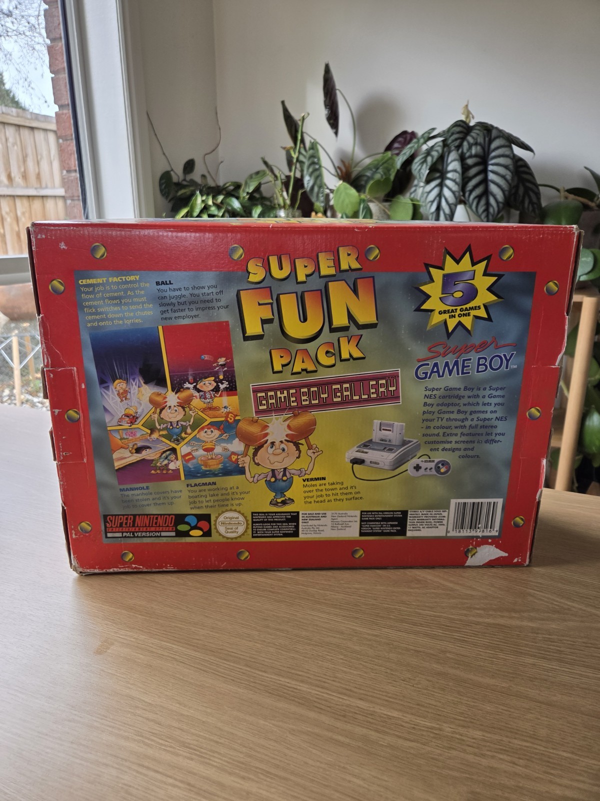 Super Nintendo Super Fun Pack – SNES – AUS PAL – Big Box Snes – Game Boy