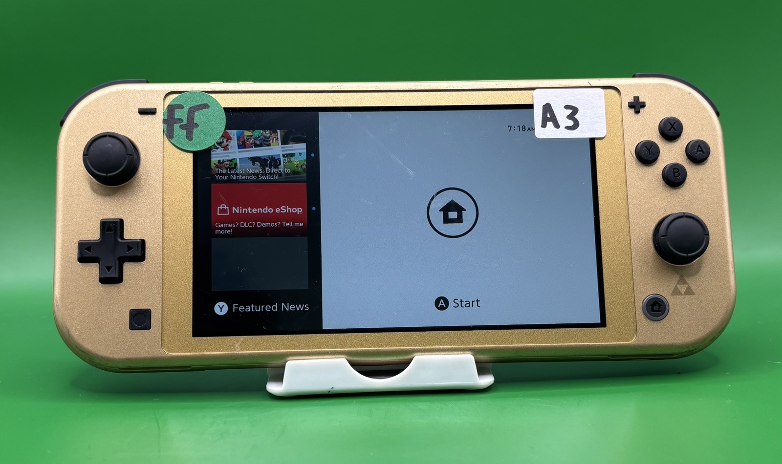 Nintendo Switch Lite Zelda Hyrule Gold Edition (A3) READ DESCRIPTION