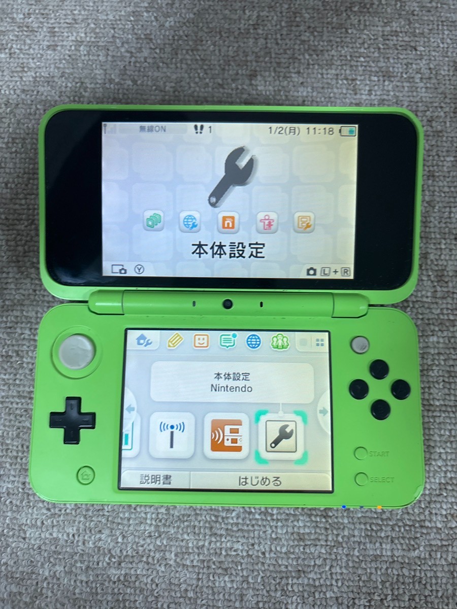 New Nintendo 2DS XL LL Minecraft Creeper Edition Console region Japanese B971