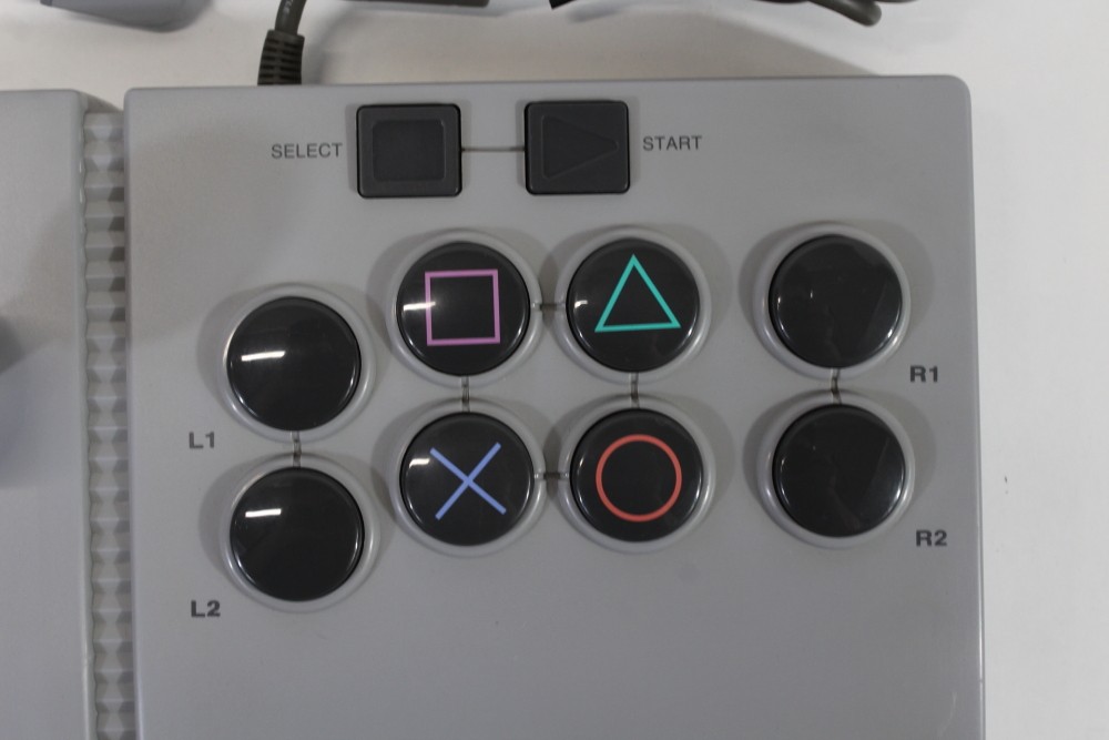 ASCII Fighter Stick V Jr. Arcade Joystick Controller ASC-0504J PlayStation 531