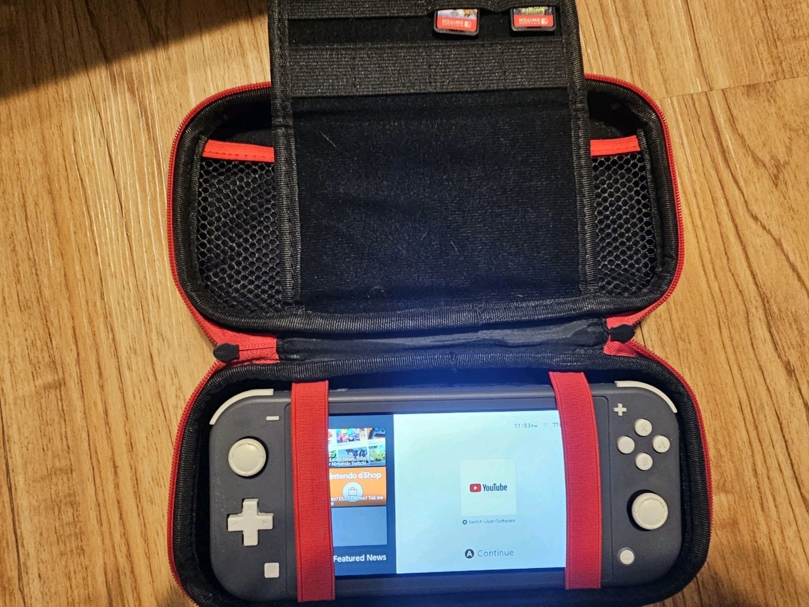 Nintendo Switch Console Handheld HDH-001 Cord Case Docking Station Cords Games