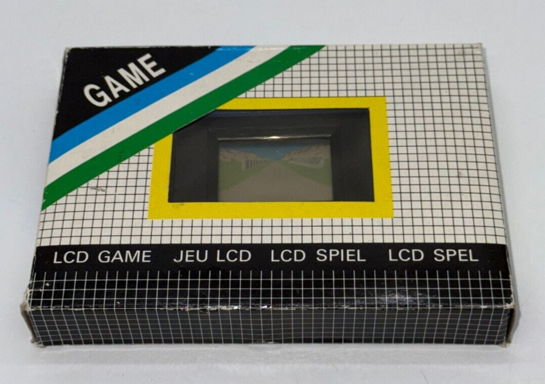 CAR RACE – LCD Game & Watch Portable Console – 1990’s – DEADSTOCK – BOXED