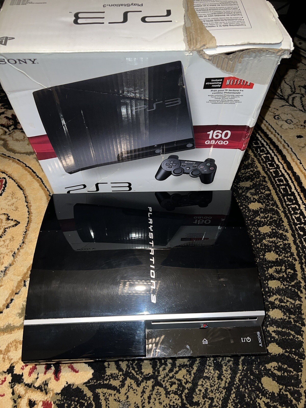 Sony PlayStation 3 Console | Launch Edition | 160 GB | Piano Black | PS3