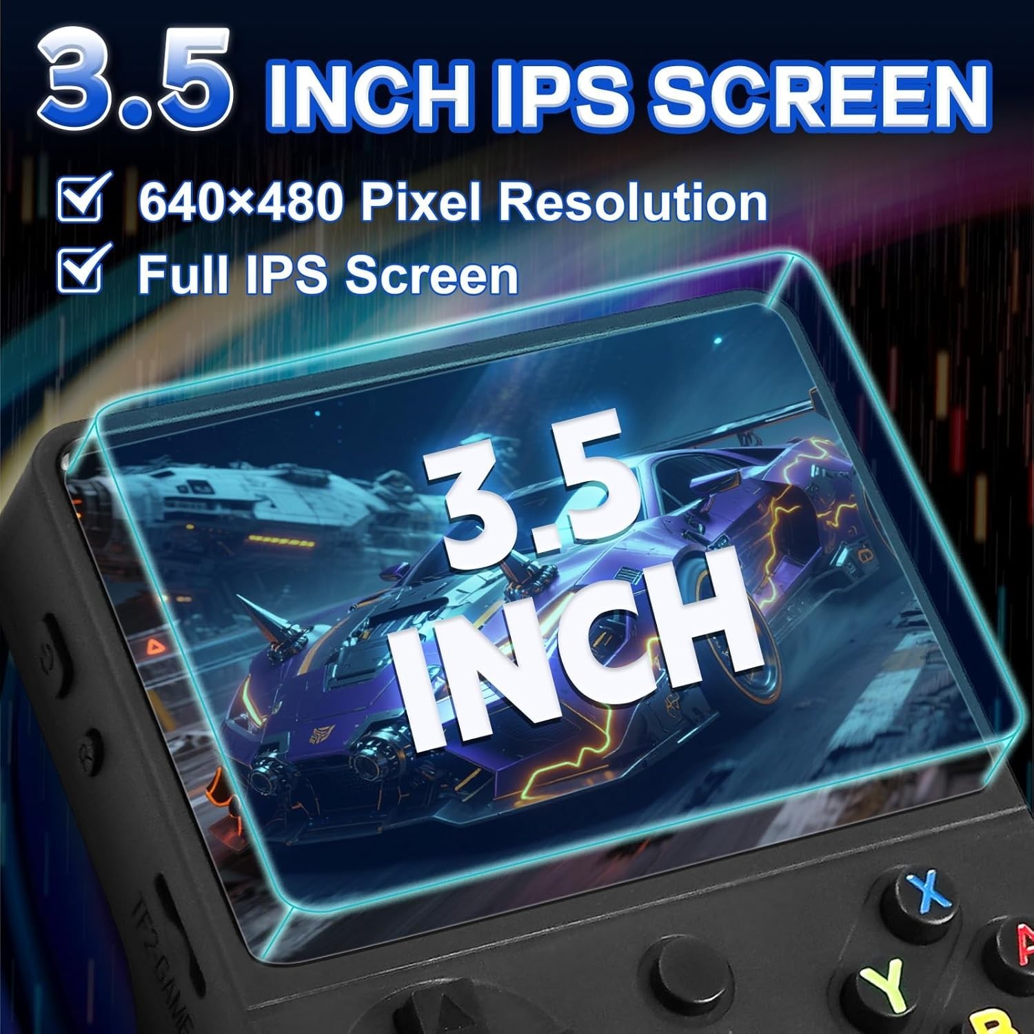 Portable RG36PRO Handheld Game Console – 64GB Storage, RGB Visuals, Gaming Bliss