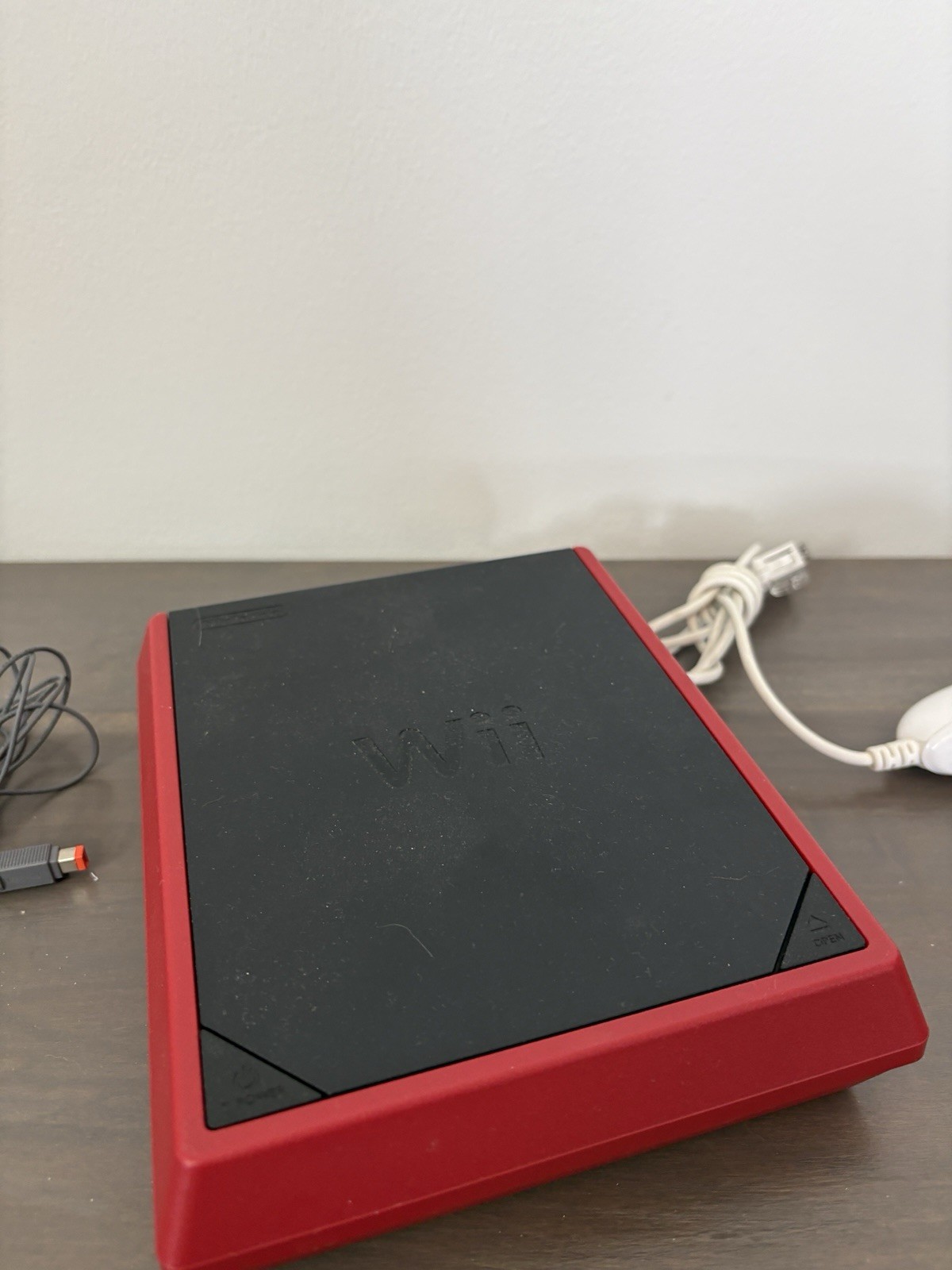 Nintendo Wii Mini Console Red Black RVL-201 Bundle – Tested