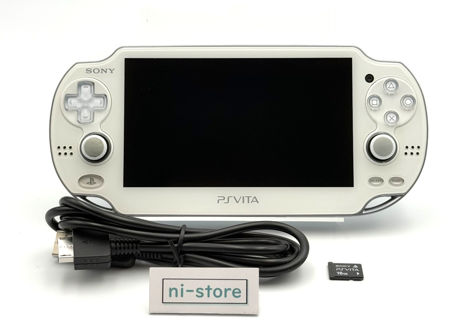 Sony PS Vita PCH-1000 PCH 1000 Console White w/16GB memory card – Very Good