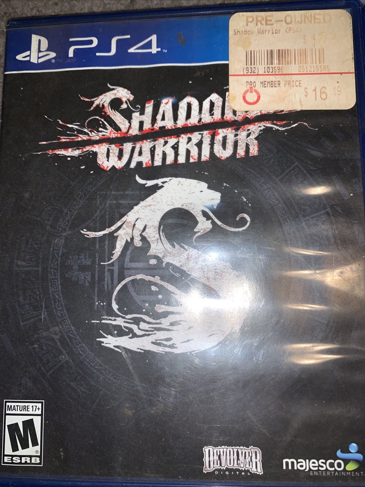 Sony PlayStation 4 Bundle (CUH-1001A) + (Shadow Warrior, Dragon Fighter Z, Shado