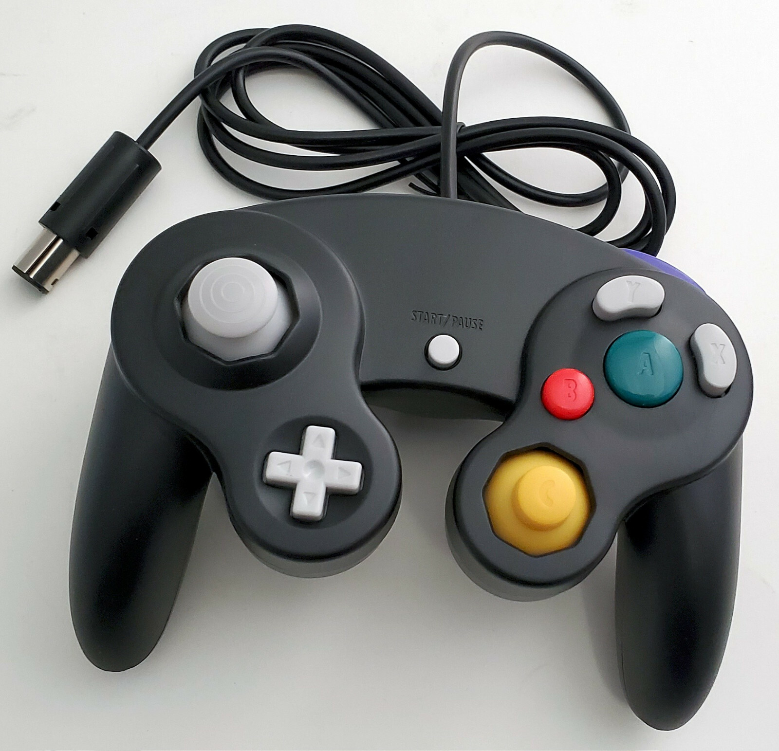 Nintendo GameCube DOL-001 Gaming System Console 2 Controller Bundle Black GCN