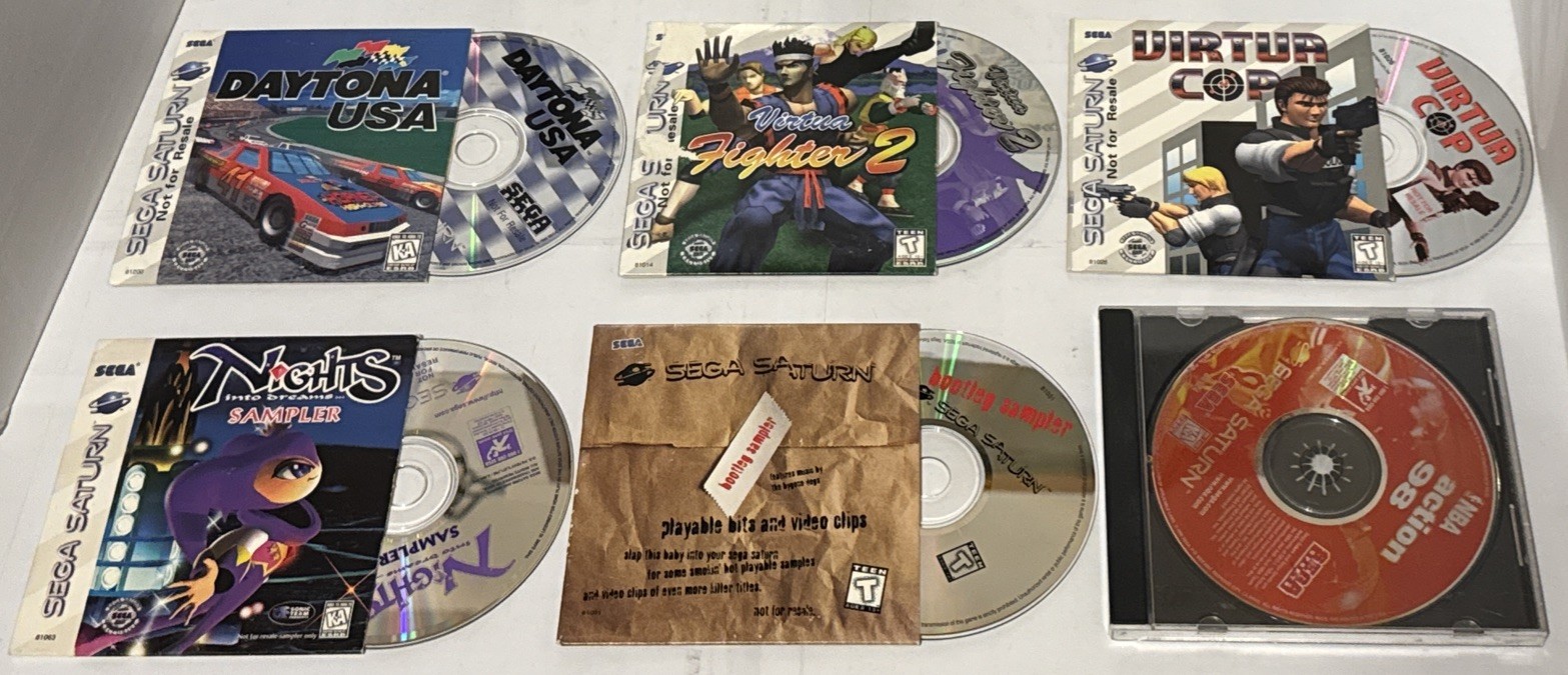 Sega Saturn OEM Console Bundle Fully Serviced Tested Cleaned 👀 w Box Read