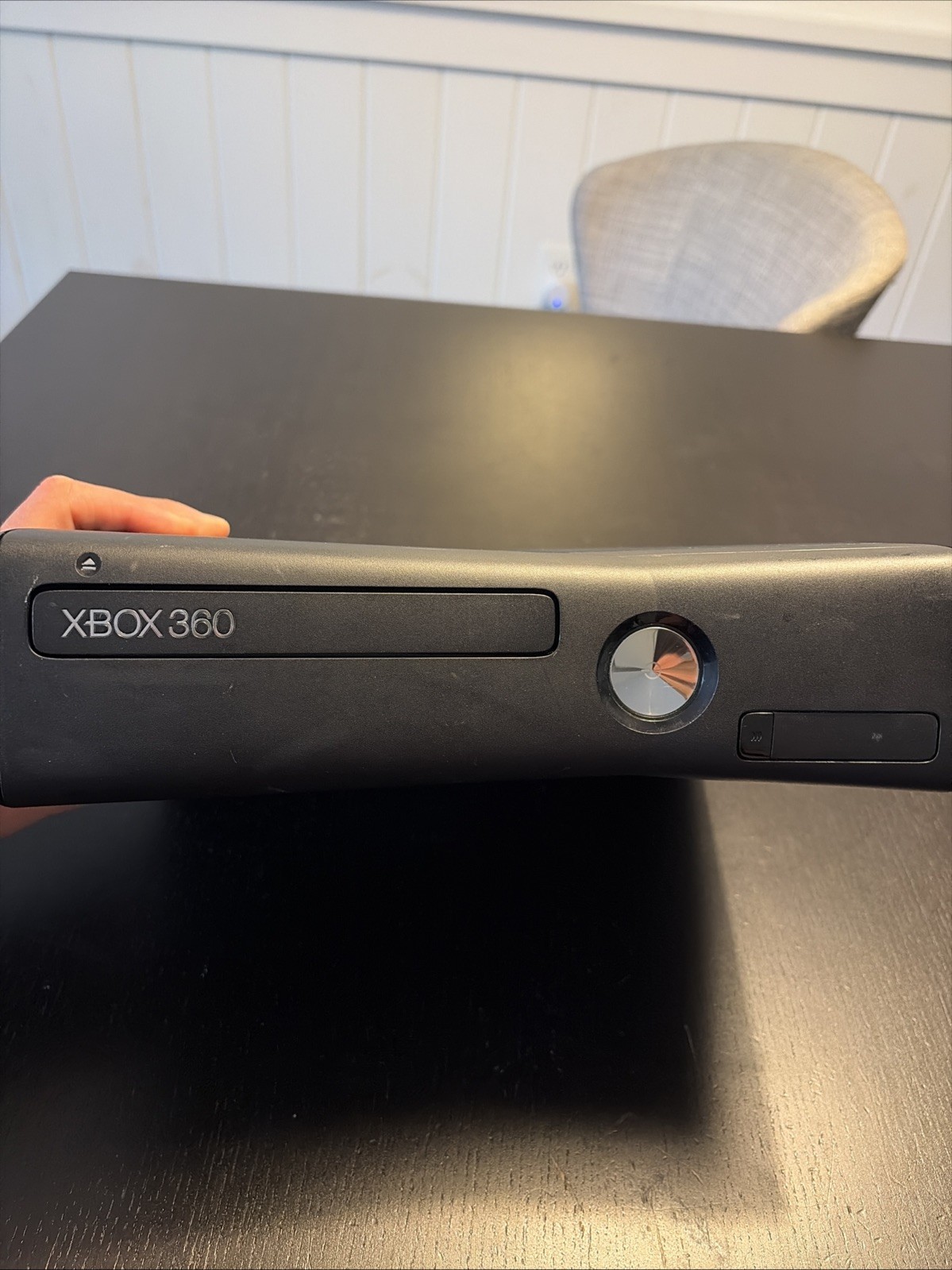 Xbox 360 S Glossy Black Console Only Model 1439 Tested and Working Microsoft