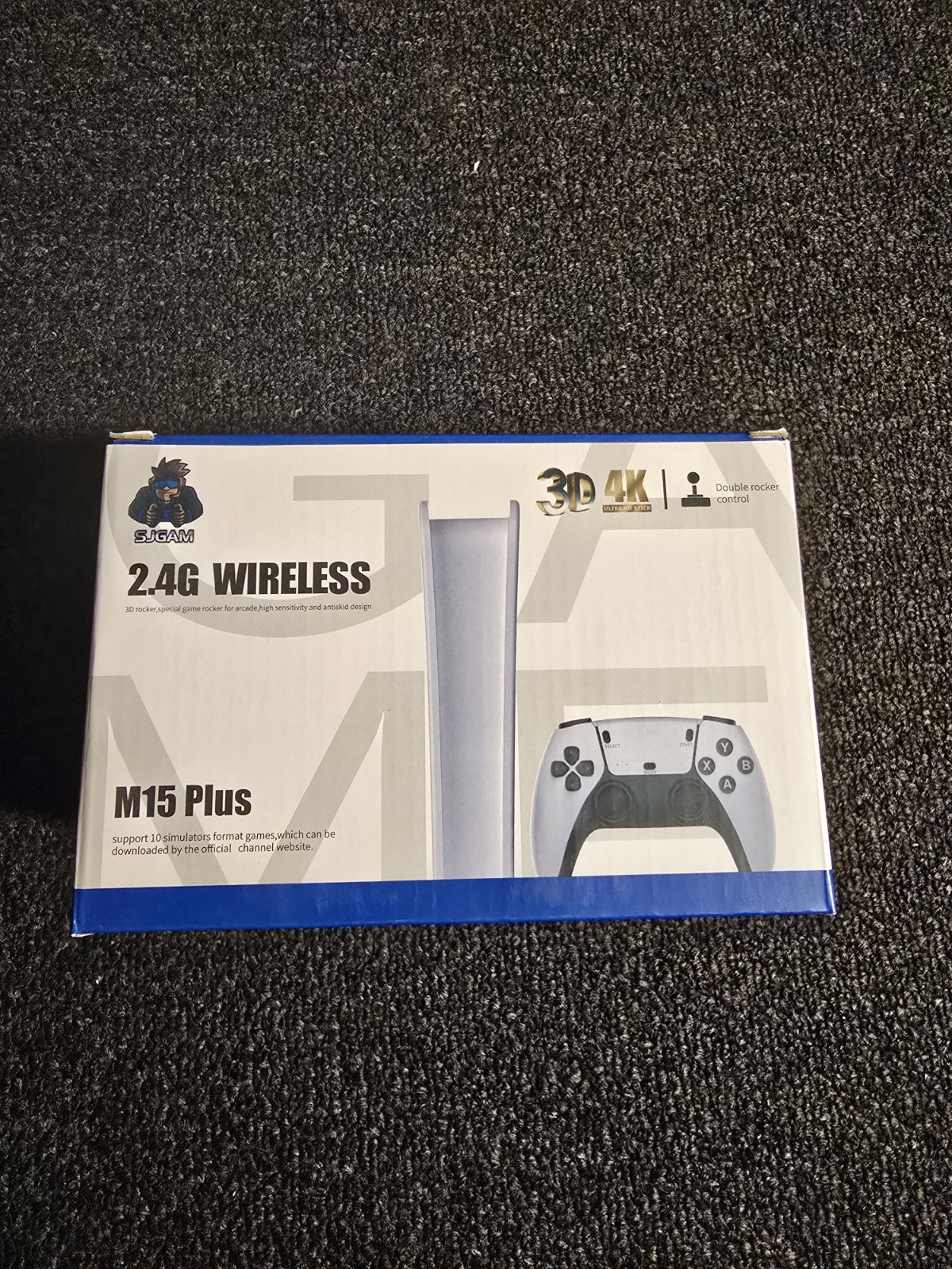 SJGAM- 2.4G Wireless Gamestick 40k Games w/2 Controllers- White ***