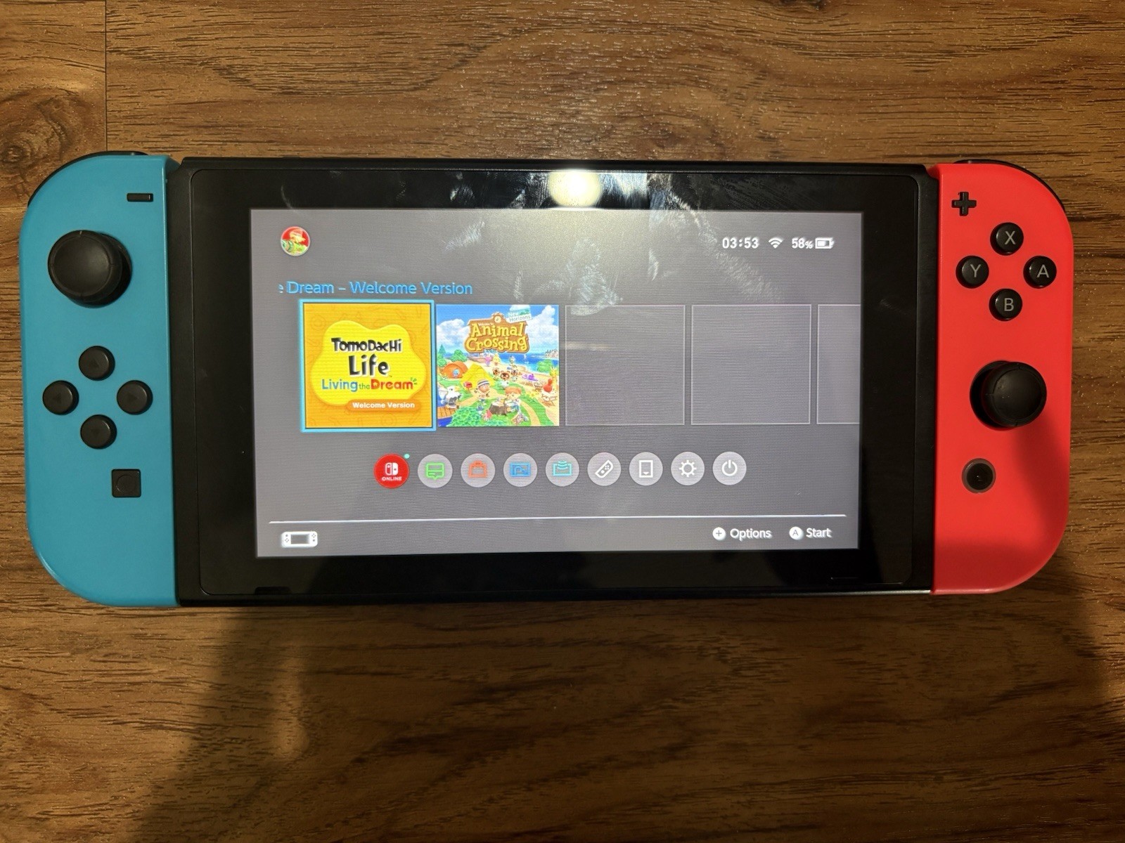 Nintendo Switch Console Neon Blue/Red Joy-Con 128GB microSD Wi-Fi HDMI USB-C