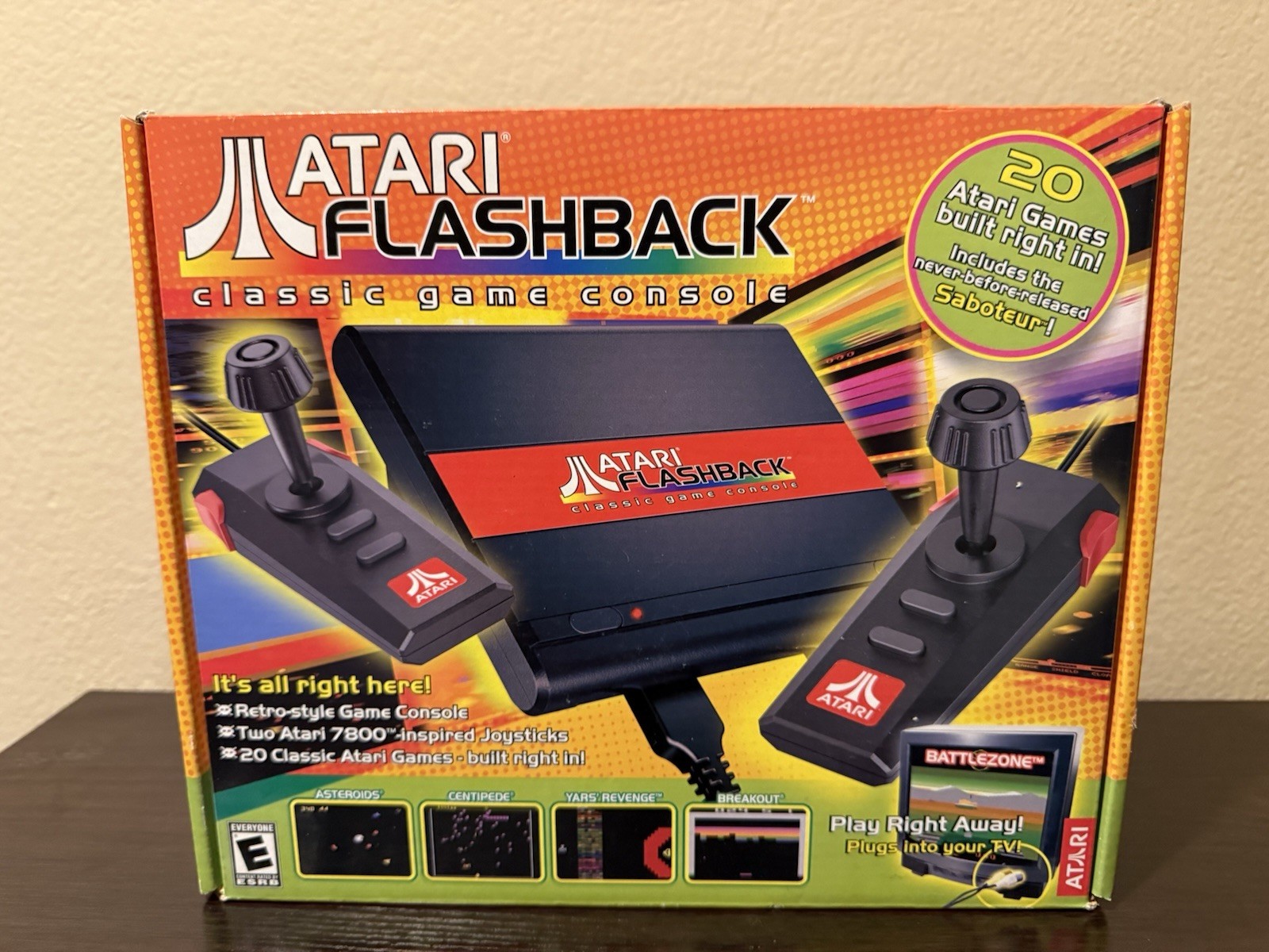 ATARI Flashback Classic Game Console | 20-Built-In Games | Brand New Sealed