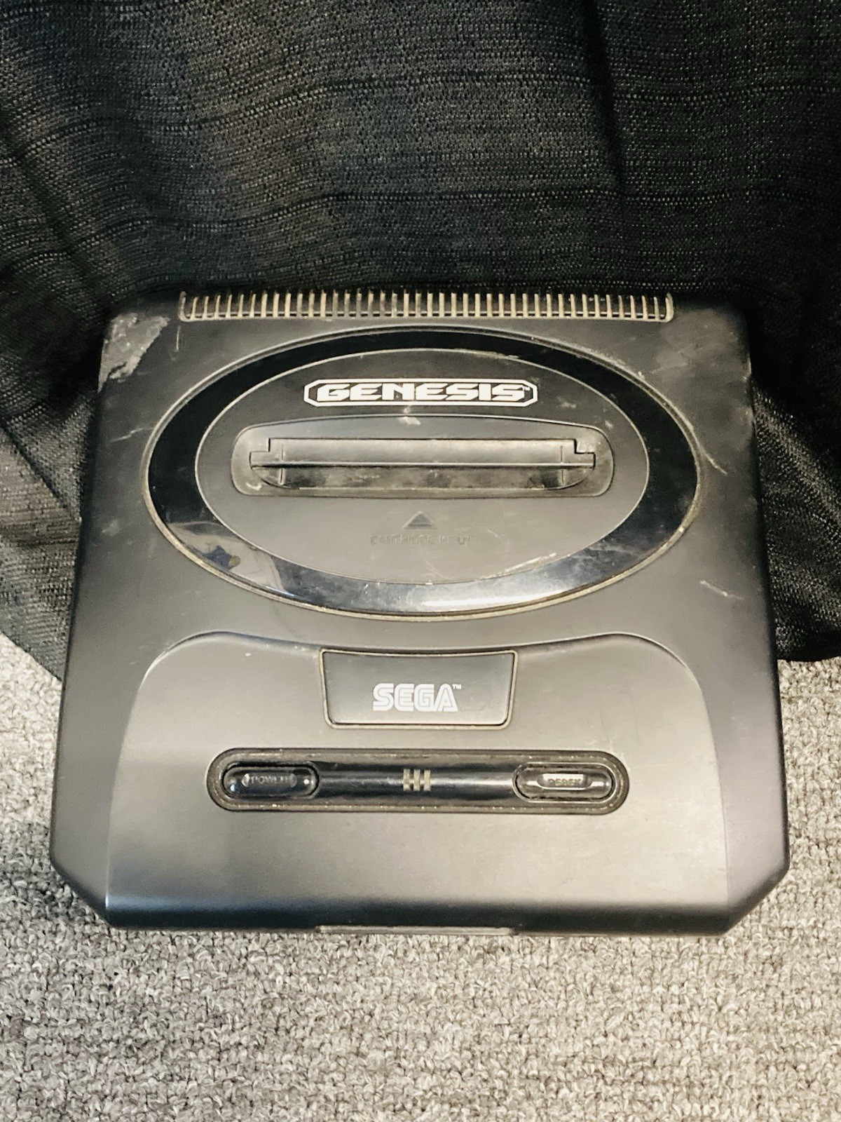 Sega Genesis Black Console Not Working For Parts Only