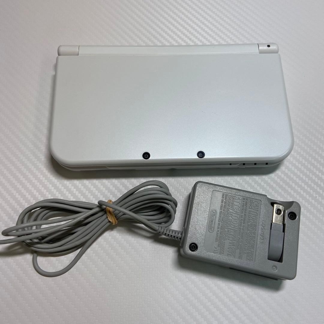 Nintendo New 3DS LL Pearl White Console Tested Excellent Condition 6955