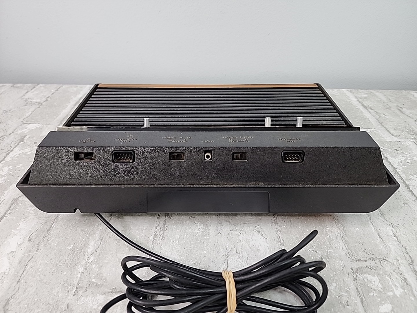 Atari CX-2600A Wood Grain Console 20 Game Bundle Parts/Repair – Read Description