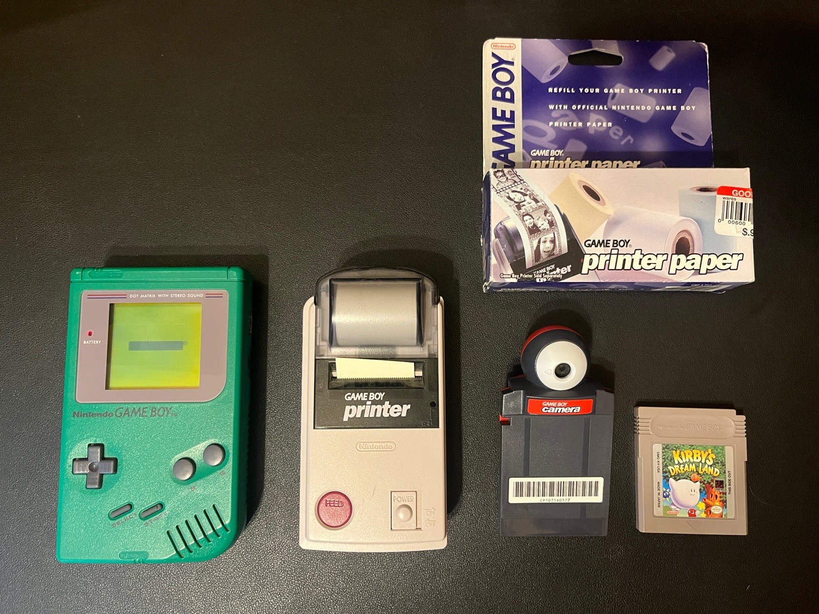 Original Nintendo Gameboy Bundle (Printer, Camera, Game, System) *TESTED*