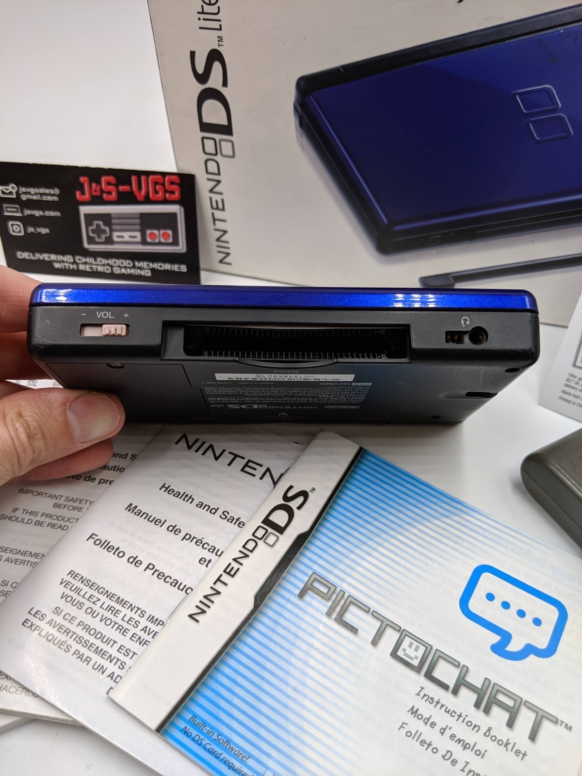 Nintendo DS Lite Handheld System Cobalt/Black