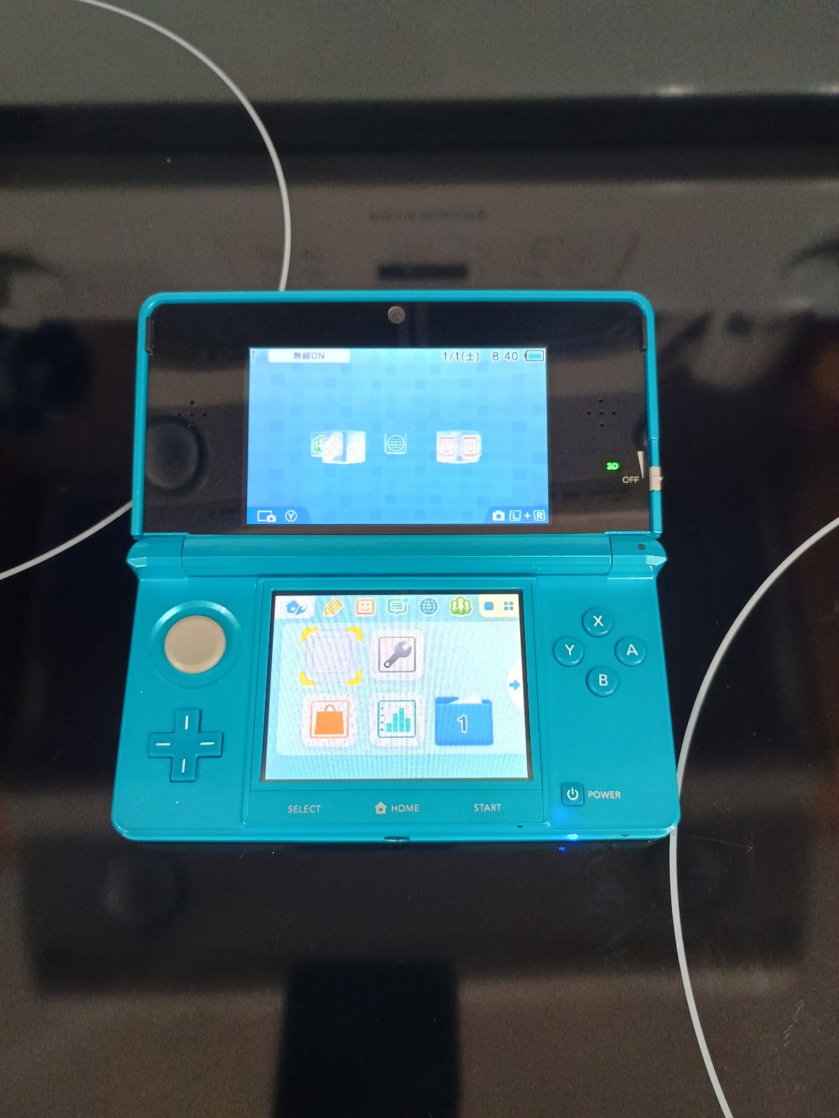 Monster Hunter 4 Nintendo 3DS Handheld Game Console WAP-002(JAP) Light Blue