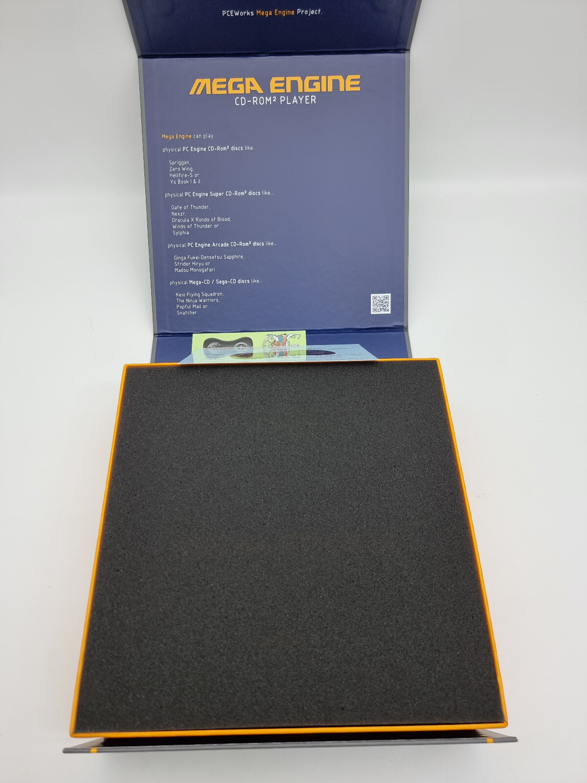 Console Mega Engine CD-ROM² Player Dark Grey Mega CD And PC Engine Brand New