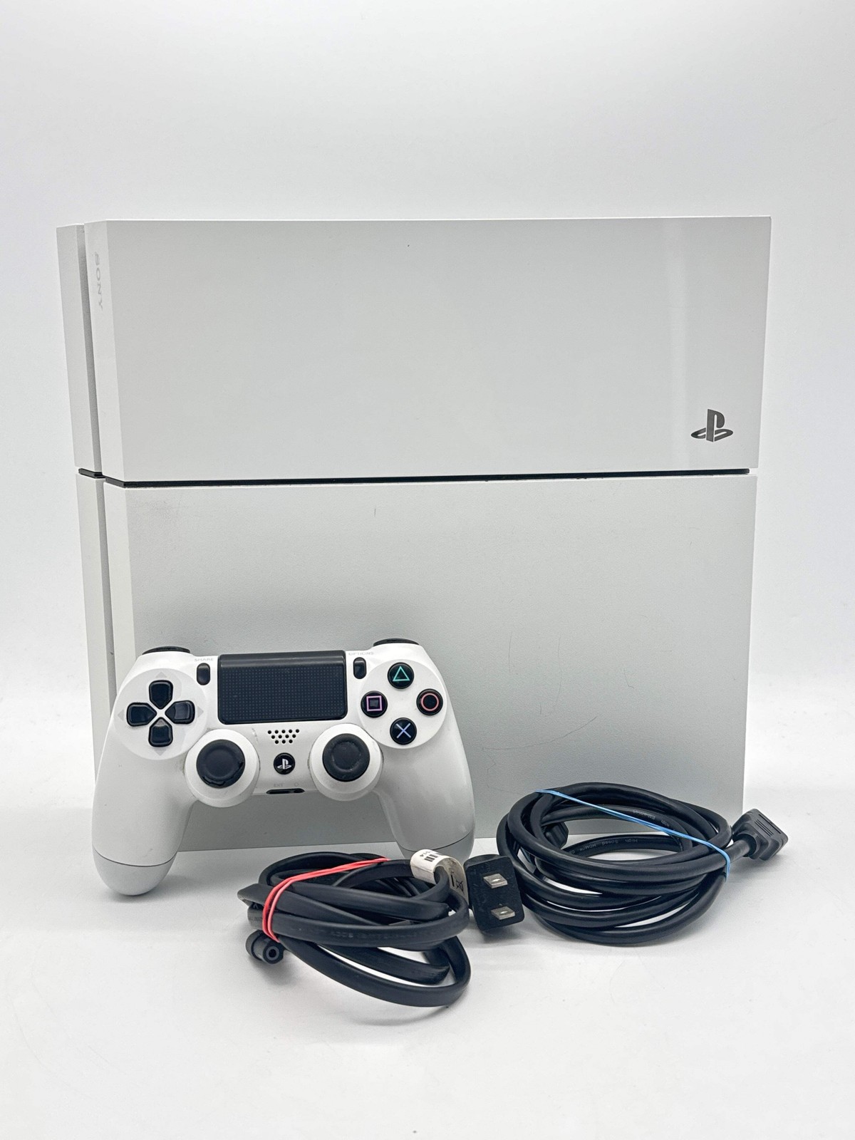 Sony PlayStation 4 CUH-1115A 500GB White w/ Controller Power HDMI Cables