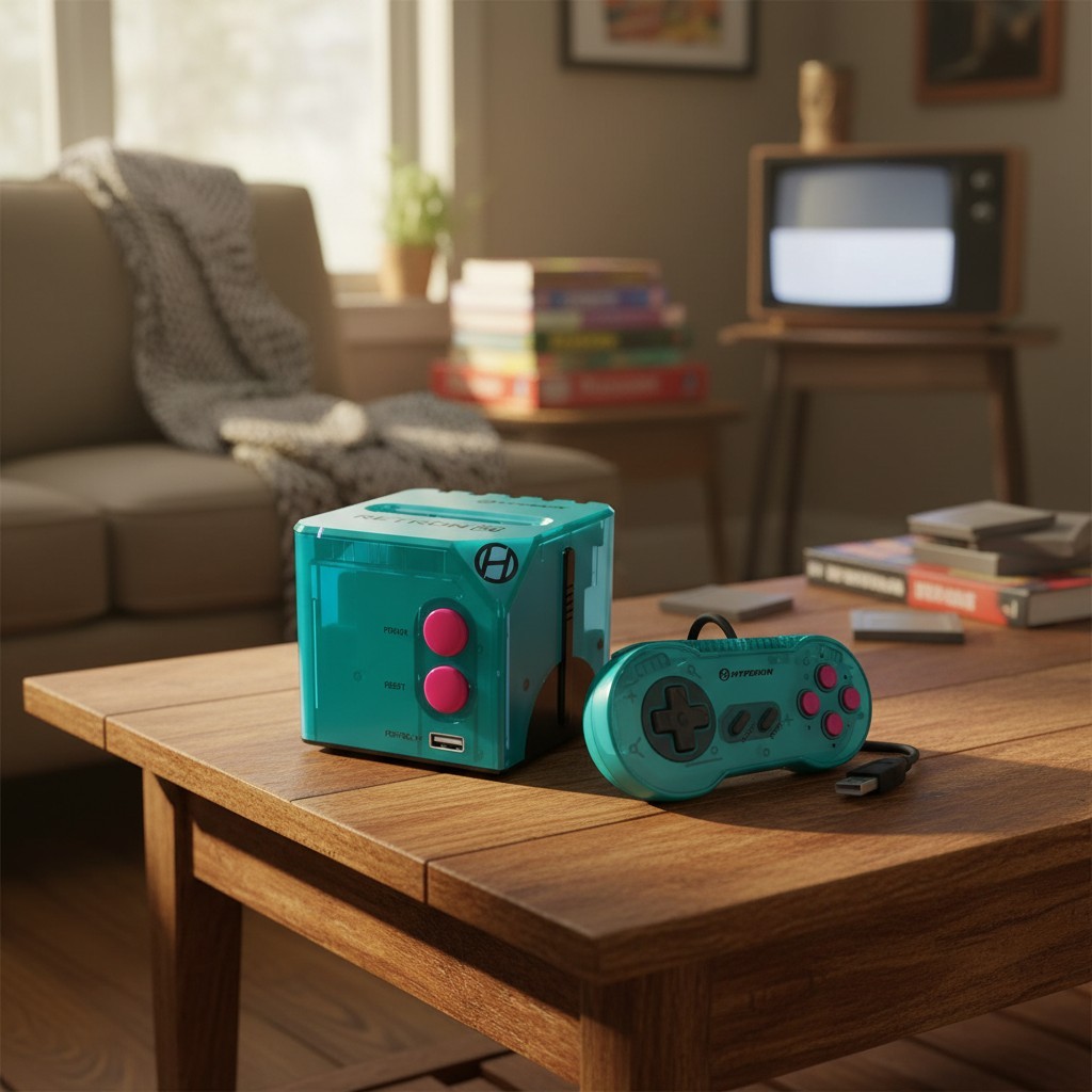 Game Boy Advance Redefined: RetroN Sq Console with Wi-Fi & Vibrant 720p Output