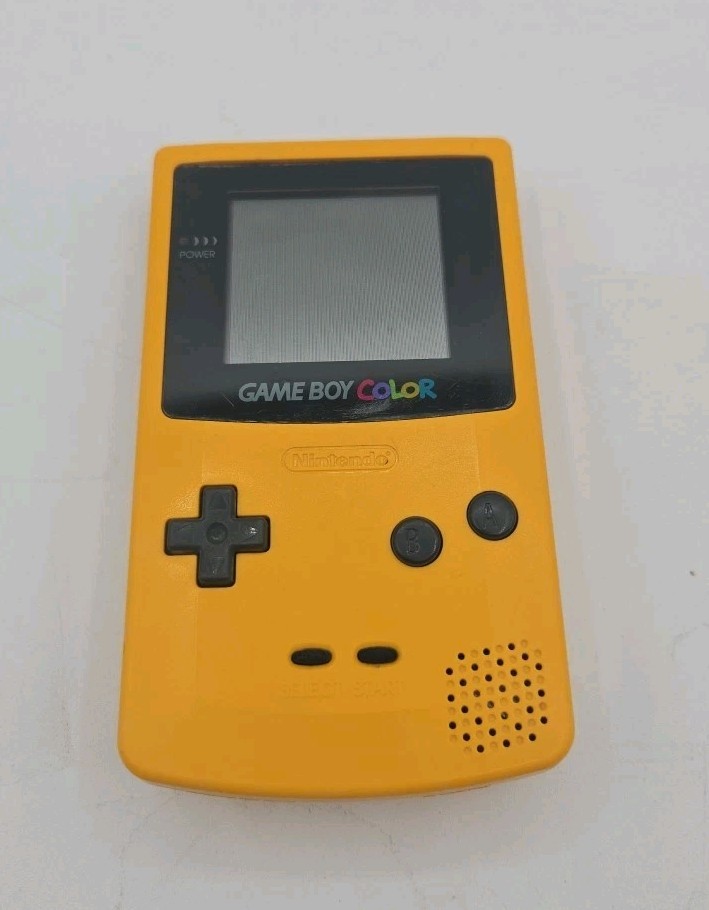 Nintendo Game Boy Color Handheld Console CGB001 GBC Dandelion Yellow New Speaker