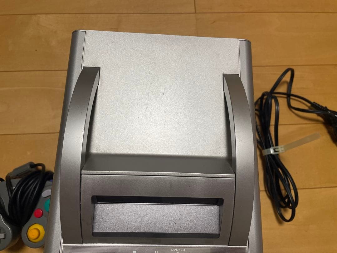 Panasonic Q SL-GC10 GameCube DVD Console Silver Parts Junk for 27
