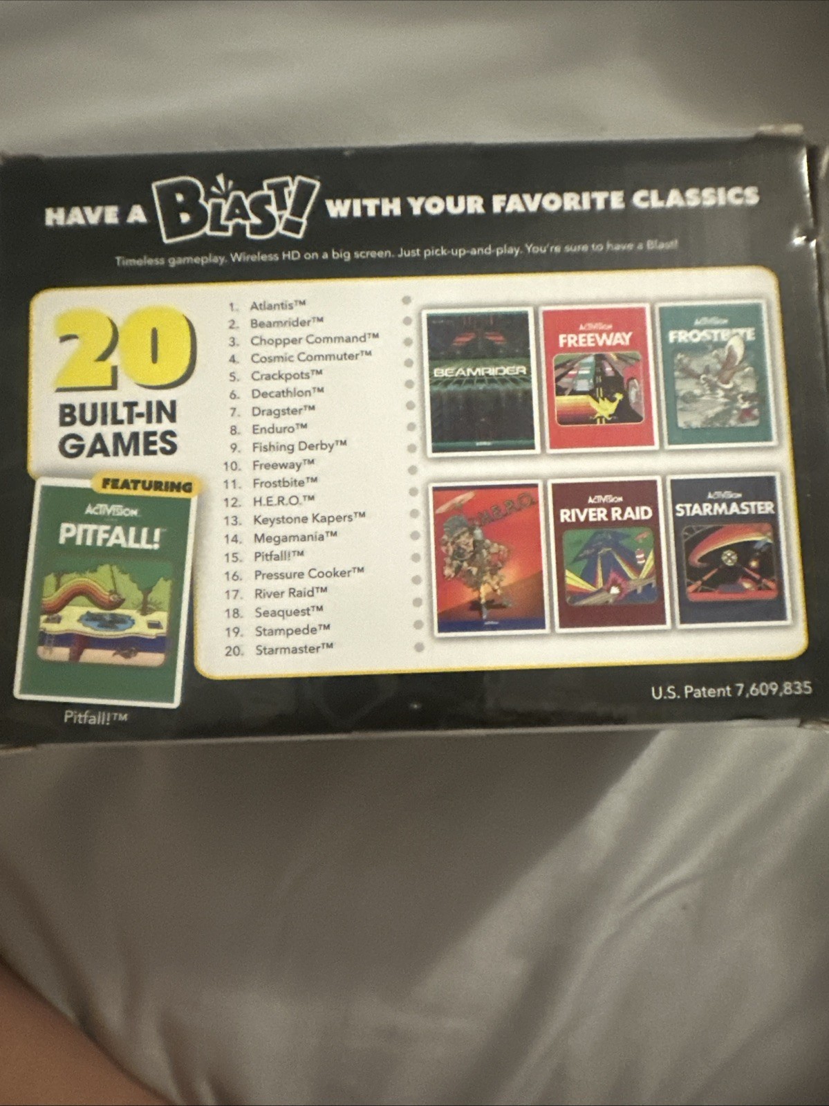 Activision FLASHBACK BLAST! Pitfall, RiverRaid, 20 Built-in Retro Games Open Box