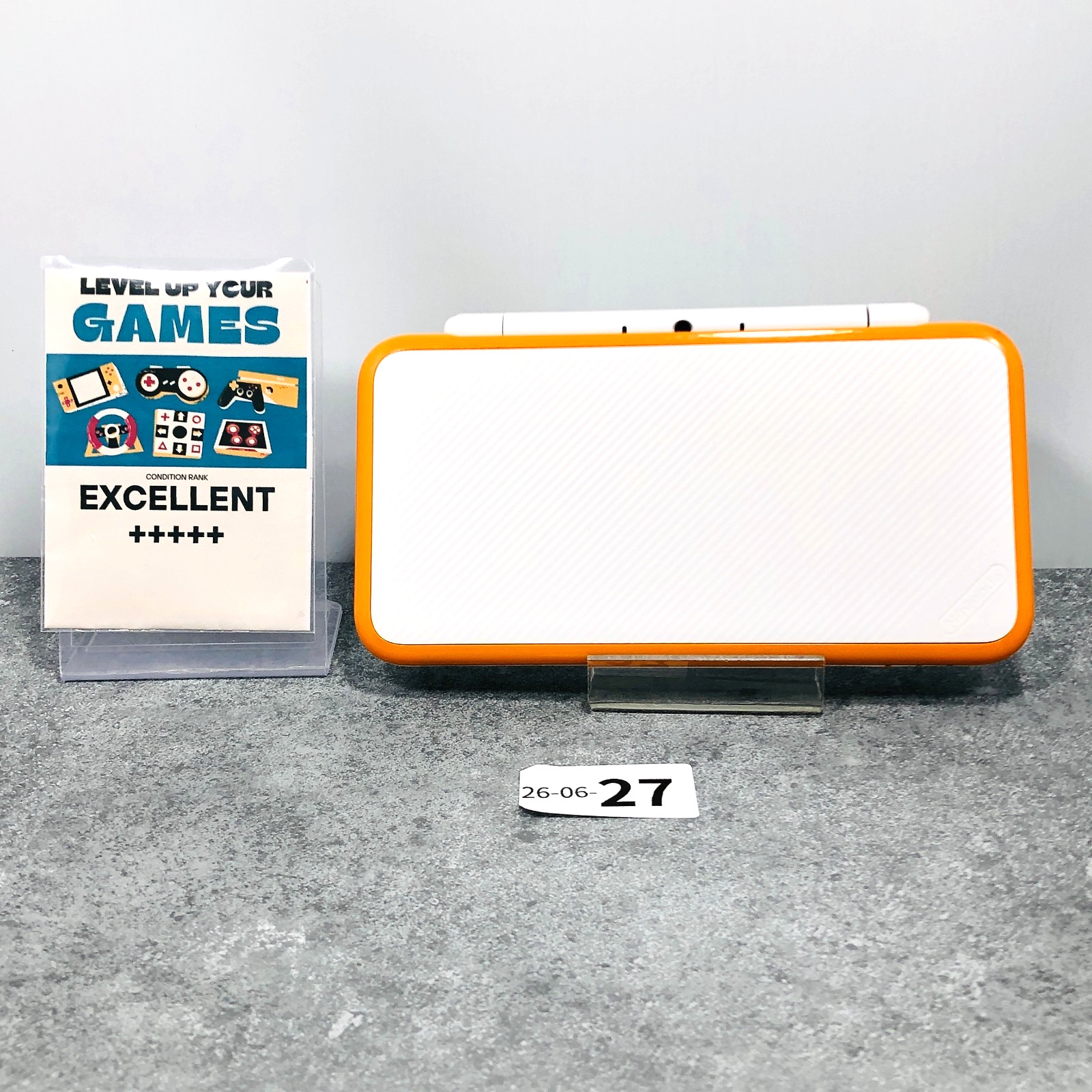 [EX+5] Nintendo new 2DS console LL XL White x Orange Japanese ver 26-06-27