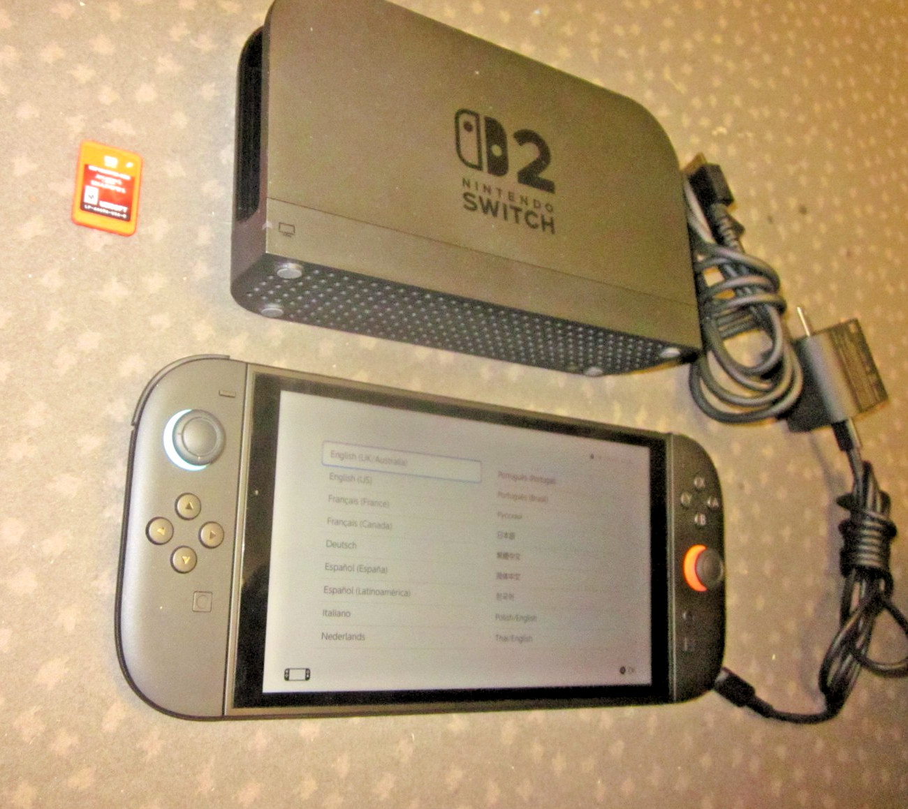 NINTENDO SWITCH 2 CONSOLE GAME SYSTEM WITH ASSASSINS CREED SHADOW TESTED