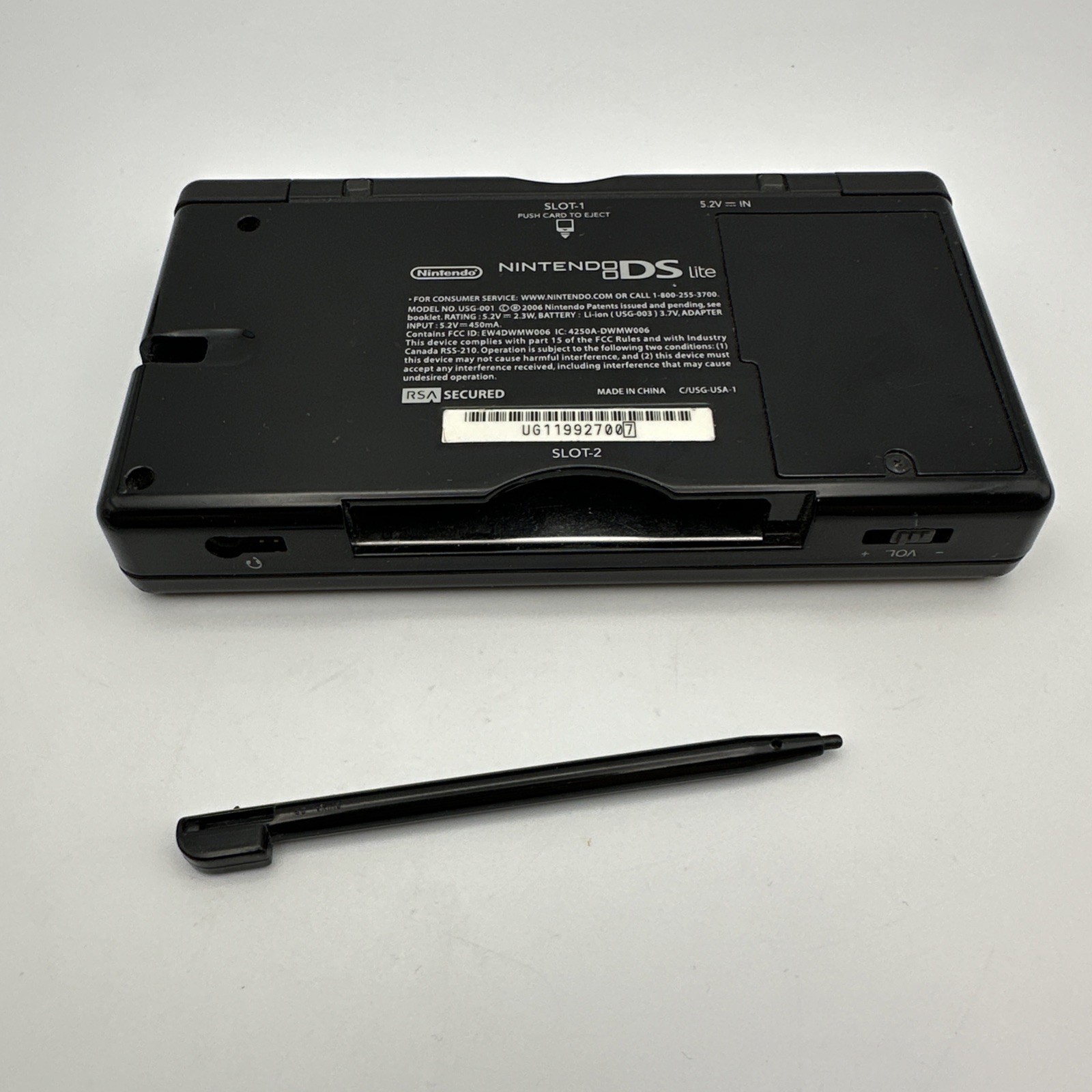Nintendo DS Lite Handheld System – Onyx Black