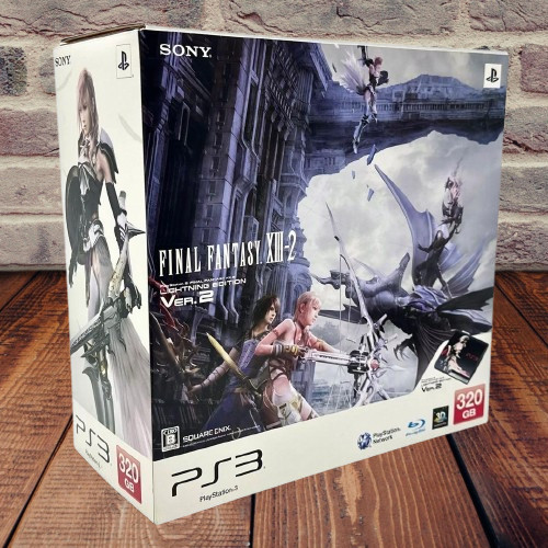 PS3 Final Fantasy XIII 2 Lightning Edition CEJH-10020 320GB Console Unused Japan