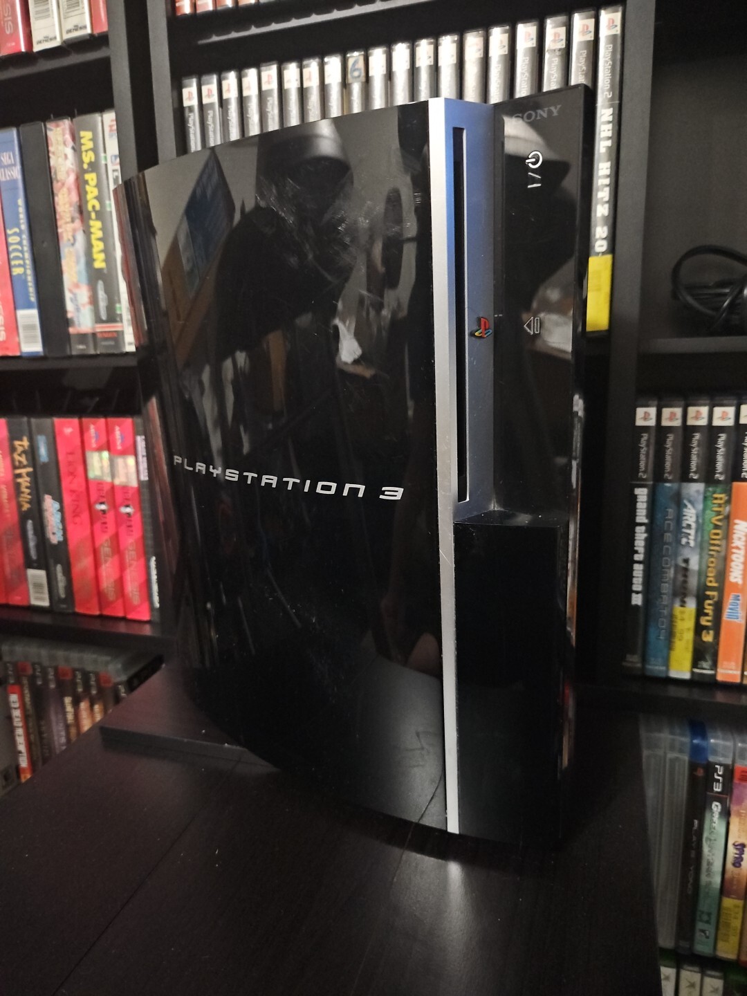 SONY PlayStation 3 PS3 CECHL01 80GB Console Only TESTED AND WORKS PS1 COMPATABLE
