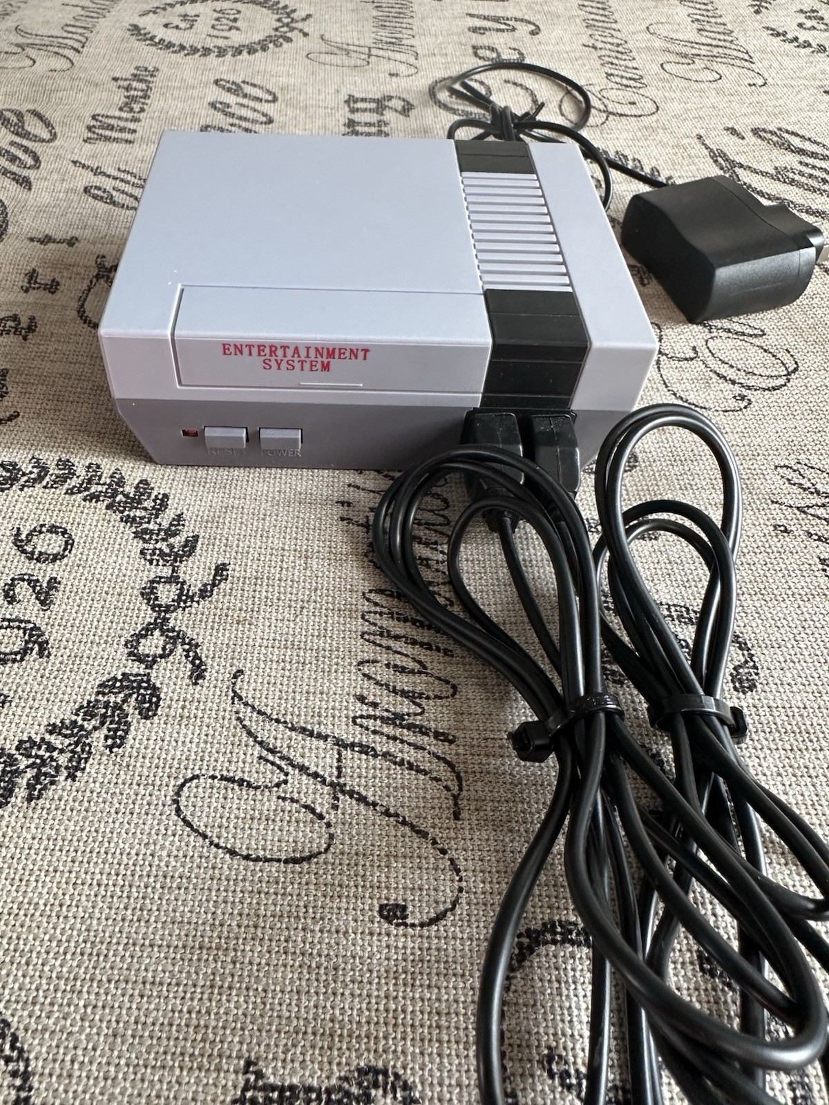 Generic Gaming System with 2 Controller and power supply cord – NOT Tested