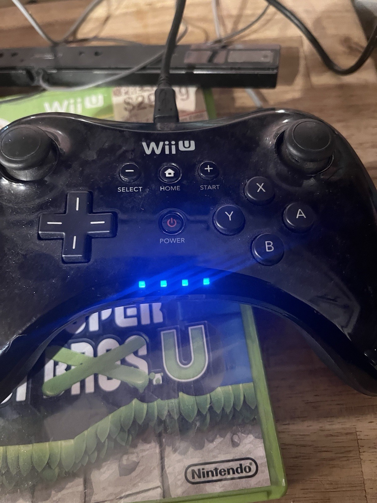 Nintendo Wii U Console Bundle WUP-101 Gamepad, Super Luigi Game, Tested Works!