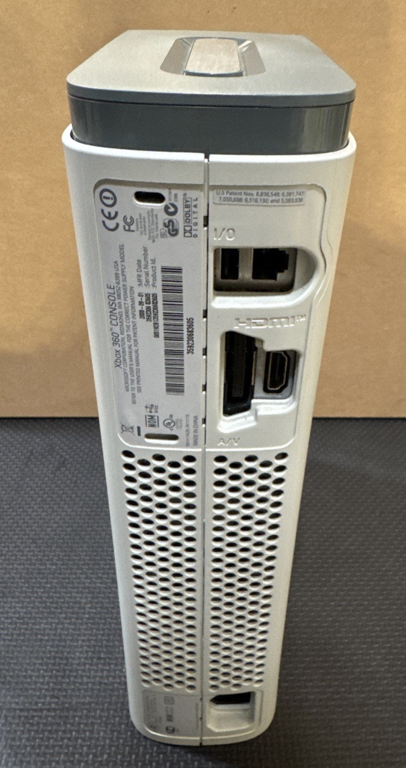 Microsoft Xbox 360 Pro 60GB Console – Matte White | Tiger Woods 2k12
