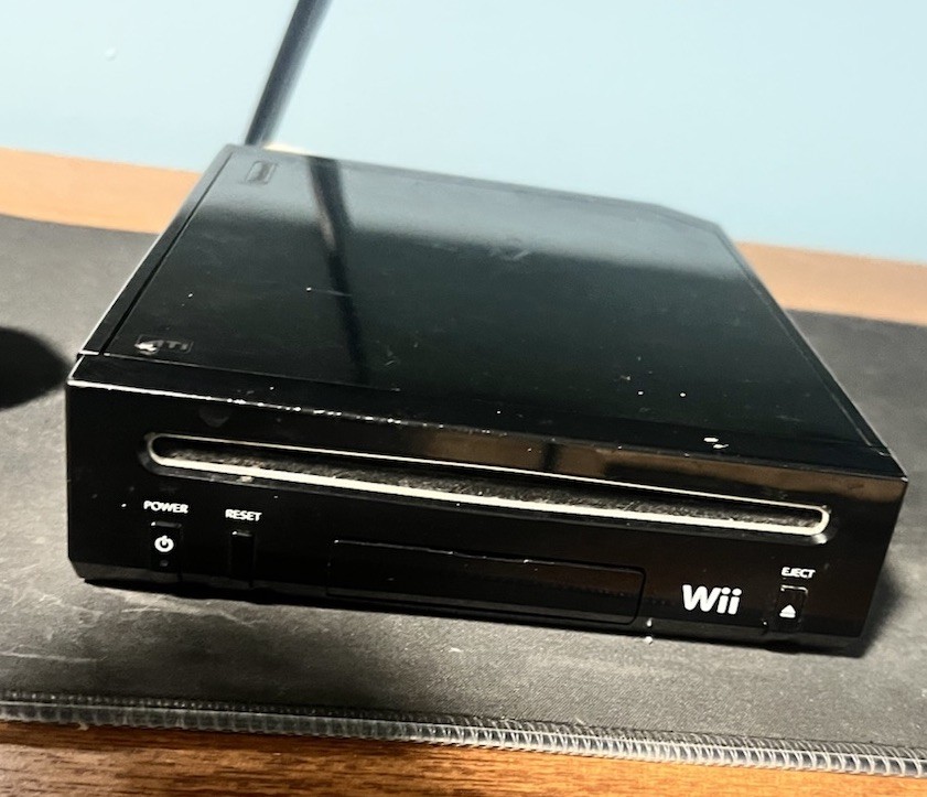 Nintendo Wii Black Console RVL-001(USA) NTSC-U/C 480p 512MB Home System