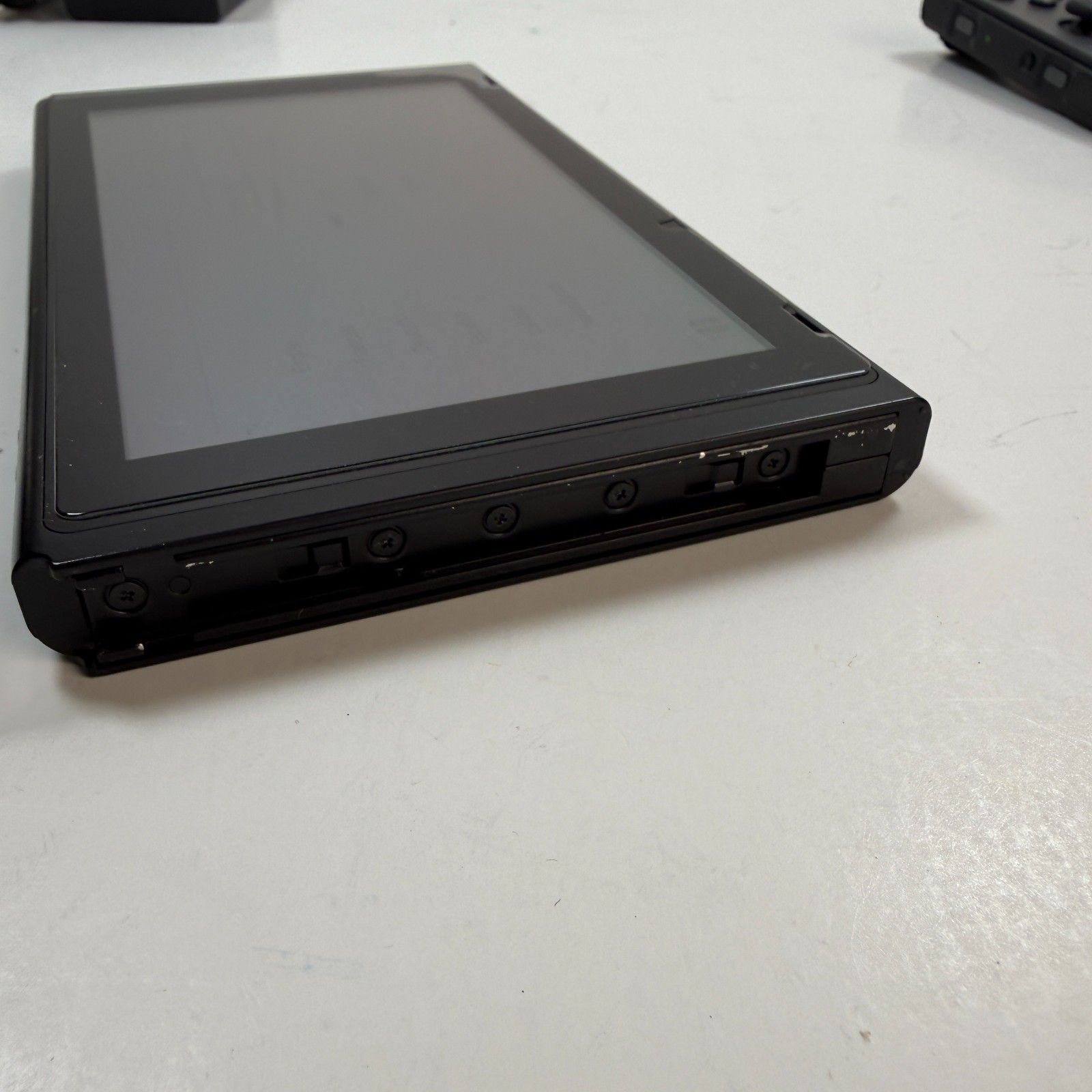 Nintendo Switch Console HAC-001(-01) Gray Black Joycons Charger Tested Working