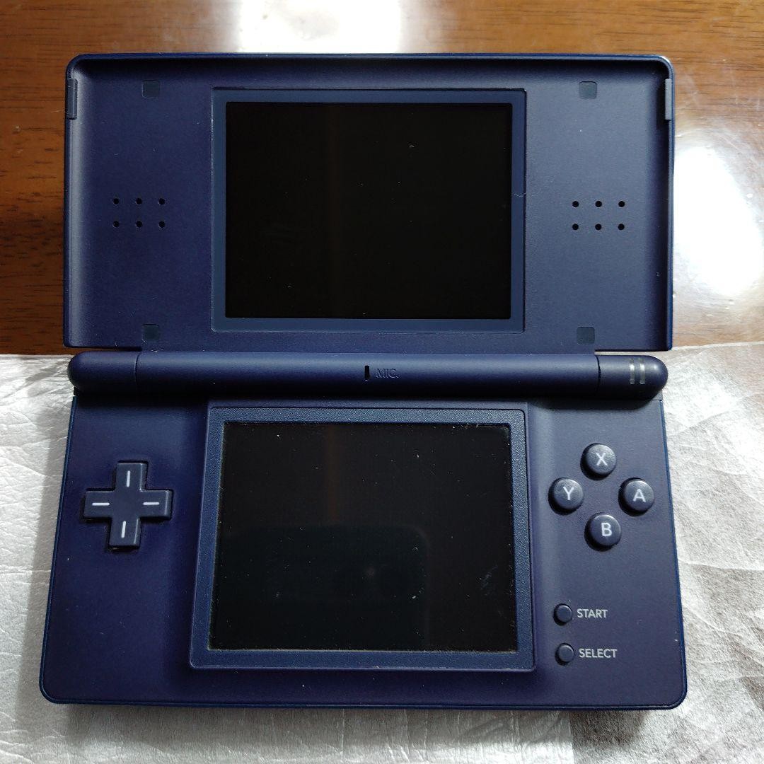 Nintendo DS Lite Enamel Navy Console Tested Bundle Authentic Japan Tracking