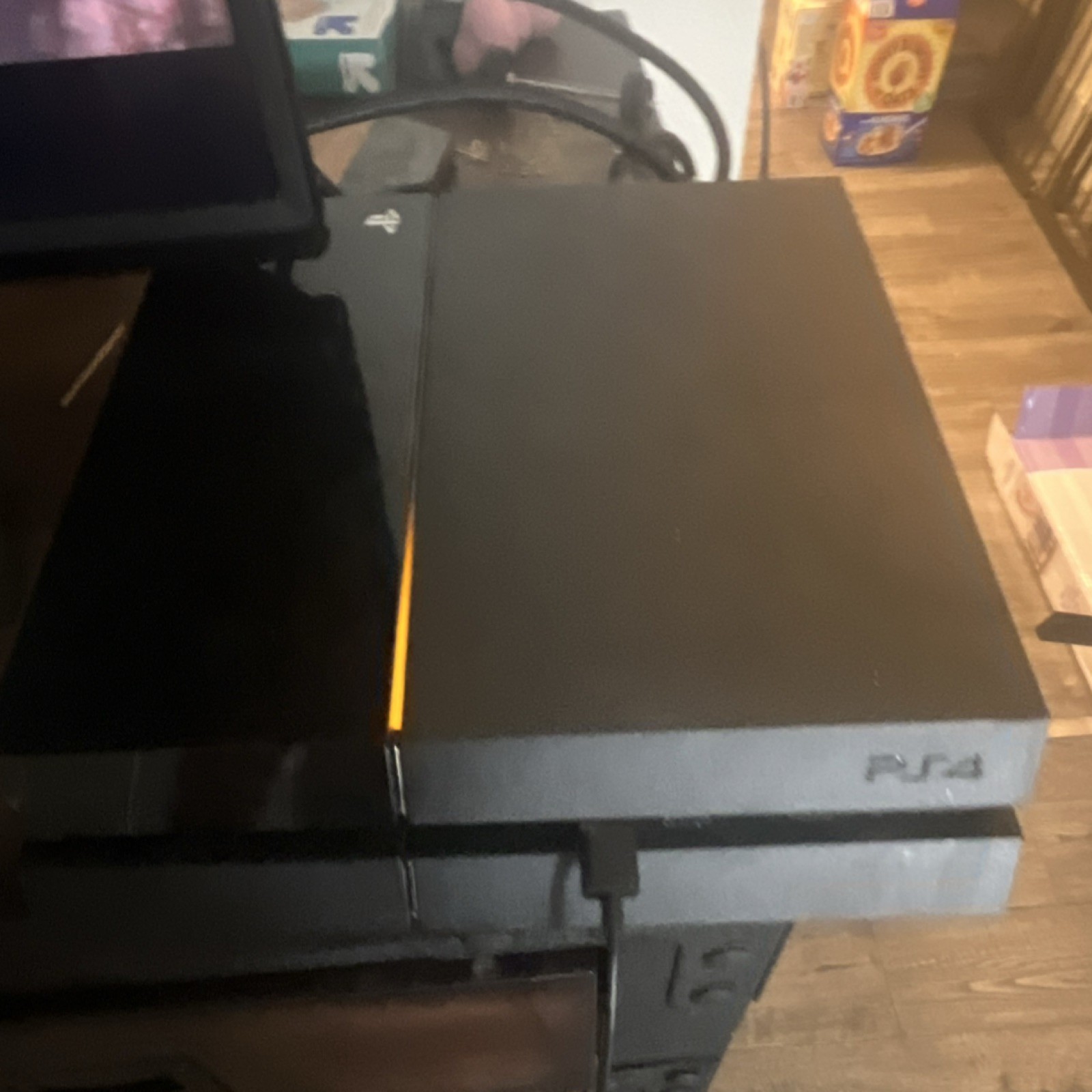 Sony PlayStation 4 Black Home Console HDMI USB Wi-Fi Capability