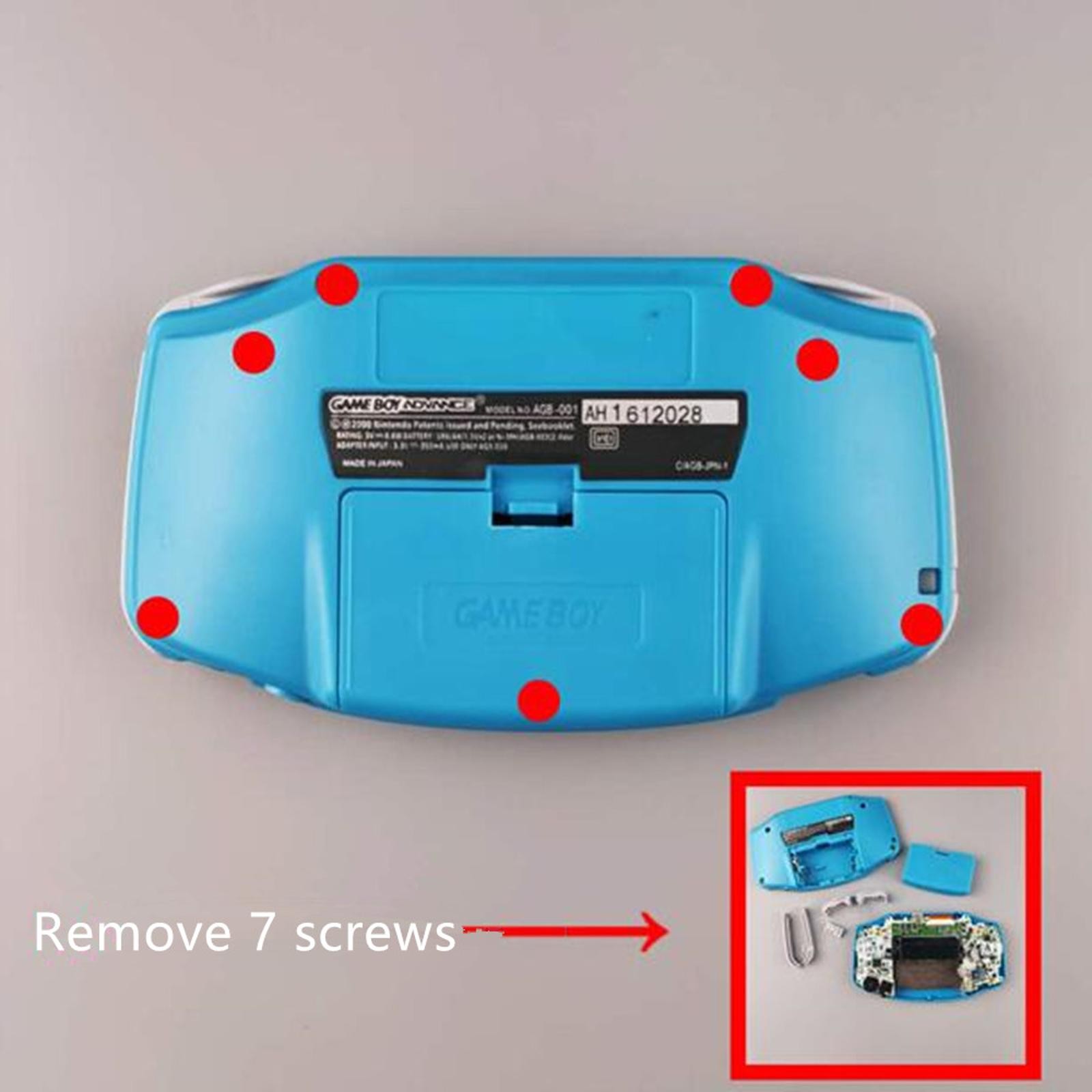 1 Set light Screen MOD LCD Backlight Kit For Nintendo GBA IPS Game Boy Advance m
