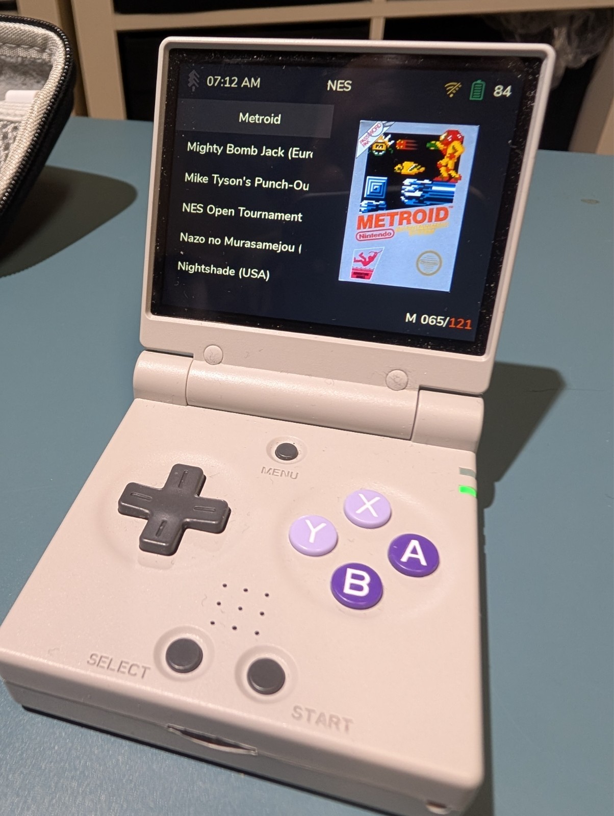 Miyoo Mini Flip Grey 32GB 2.8” IPS Retro Handheld Console WiFi Net Mint