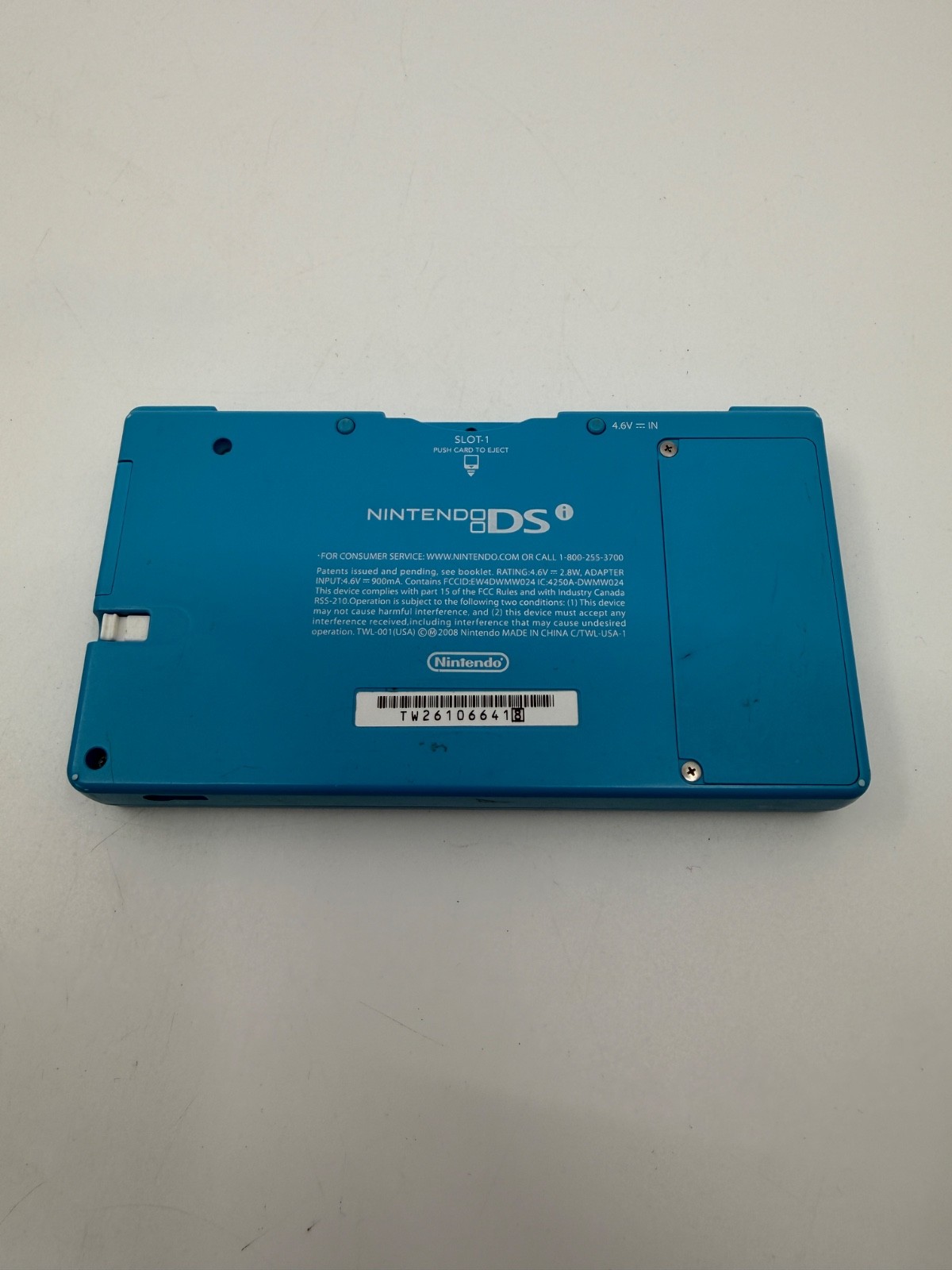 Nintendo DSi TWL-001 Blue Handheld Console, Wi-Fi, Camera, Headphone Jack
