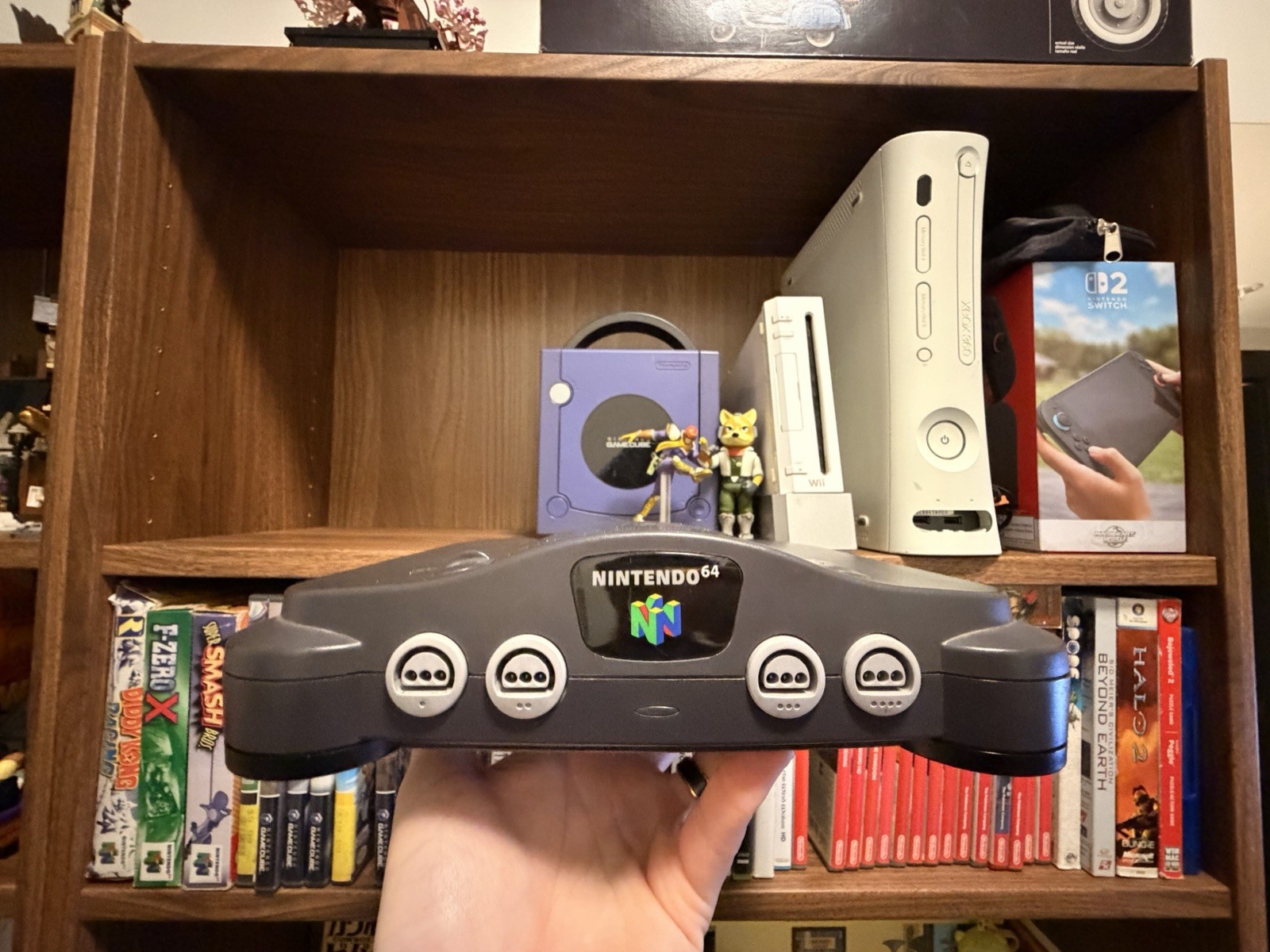 Nintendo 64 NUS-001 Bundle, Testing And Working (Jumper Pak, OEM Brick, 3rd AV)