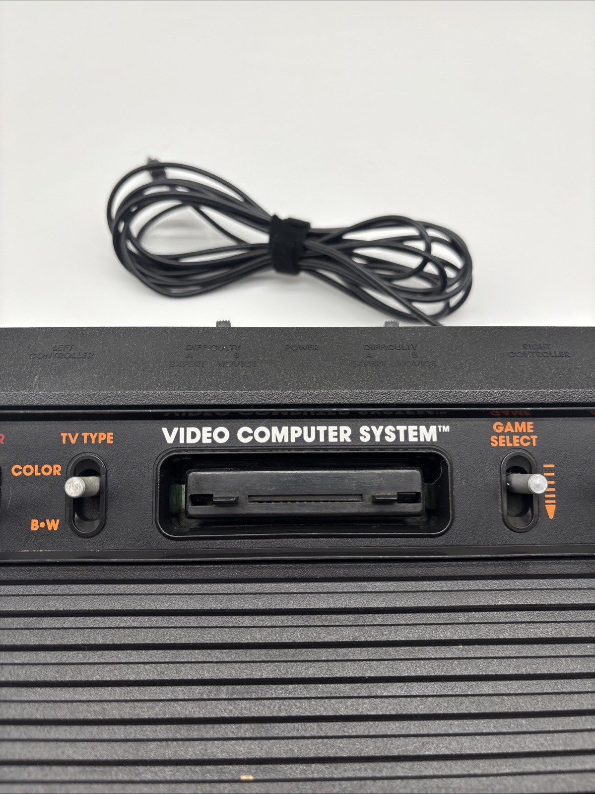 Vintage ATARI 2600 Darth Vader Video Computer System Black Console RECONDITIONED