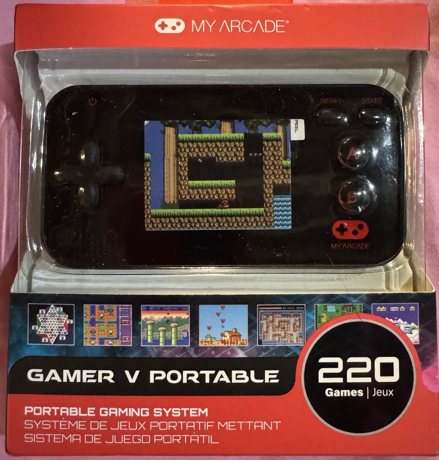 Dream Gear: My Arcade Portable w/220 Games Black – New and Sealed