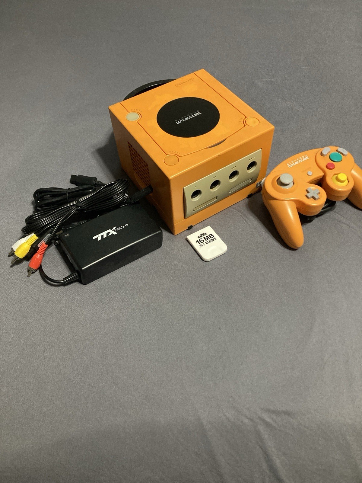Nintendo GameCube Console DOL-001 Spice Orange, NTSC-J, Tested And Working