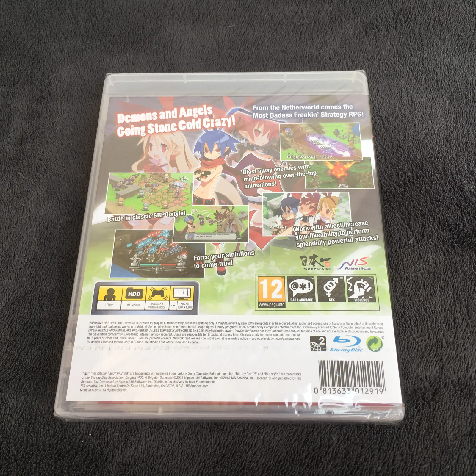 Ps3 Disgaea D2: A Brighter Darkness UK EUR New in Blister
